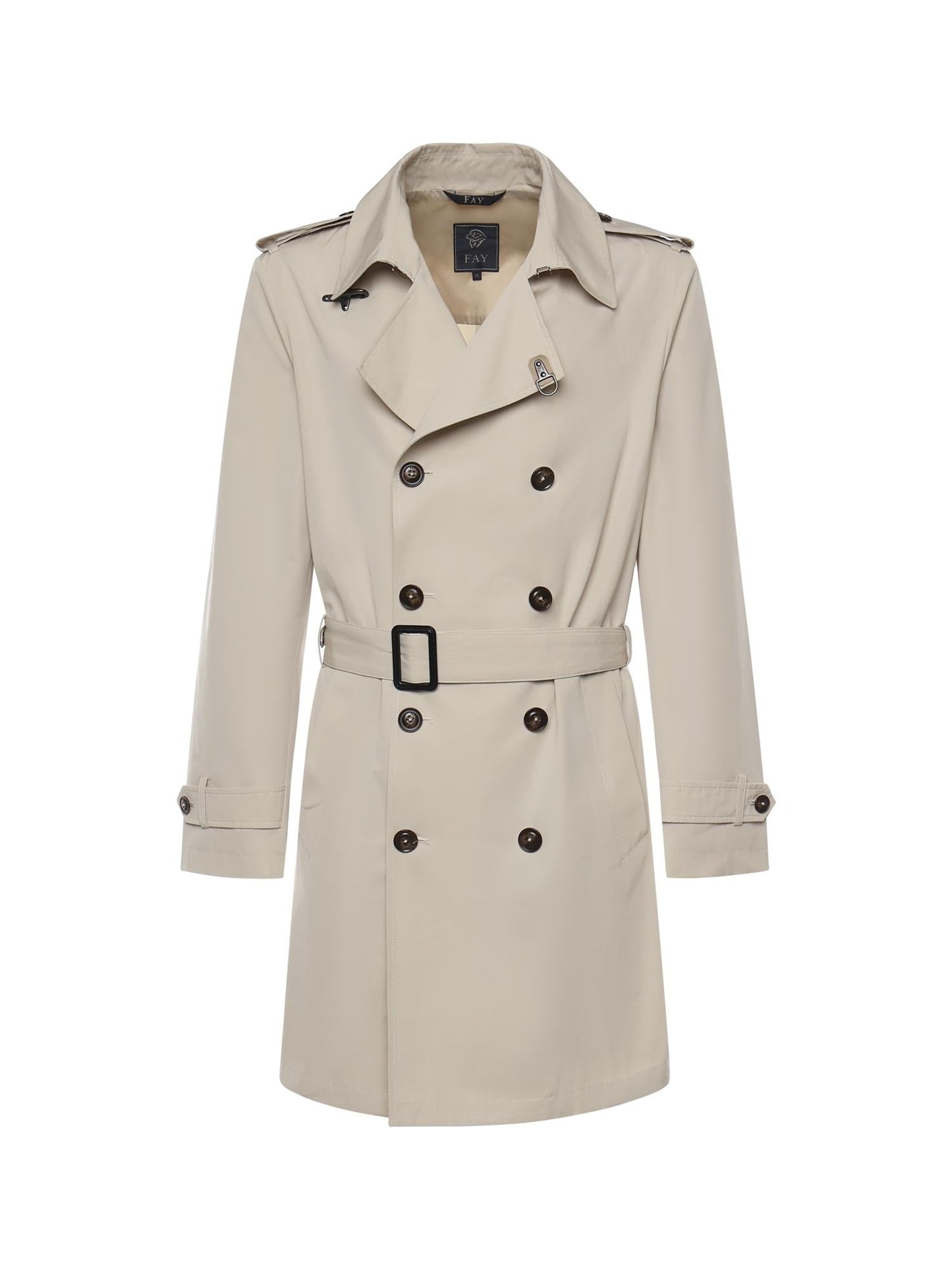 Trench in microfaille misto cotone