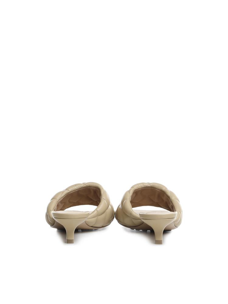 Mules in pelle trapuntata