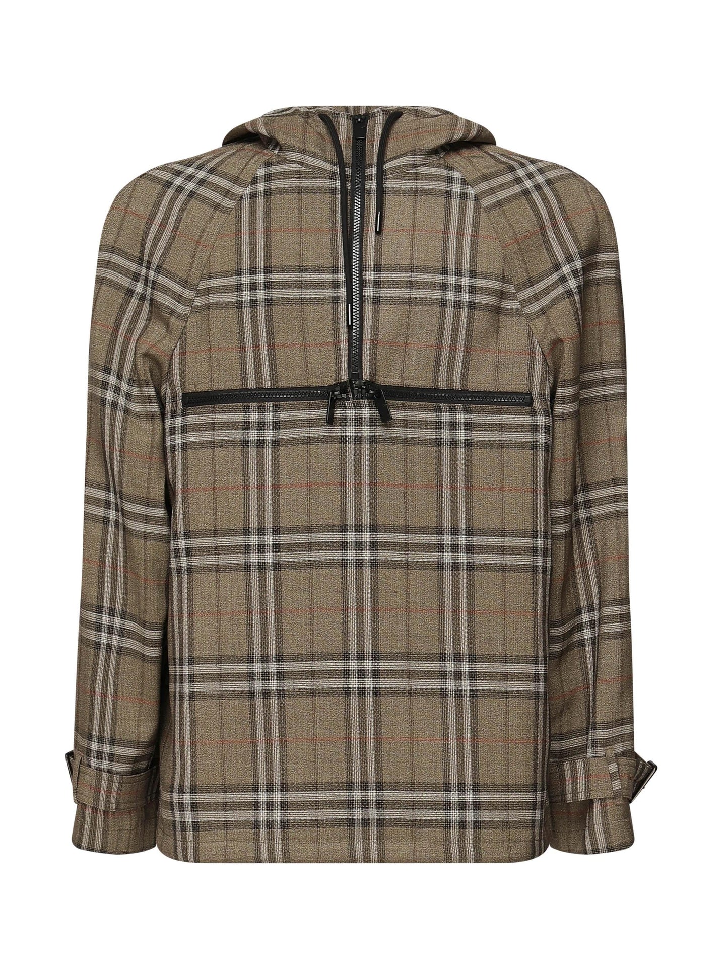 Giacca in misto seta Check