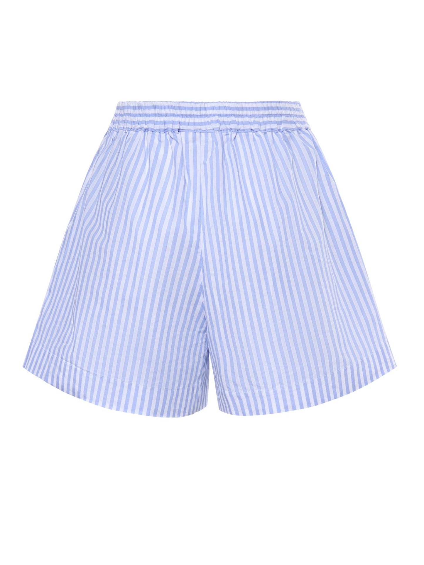 Short in cotone a righe