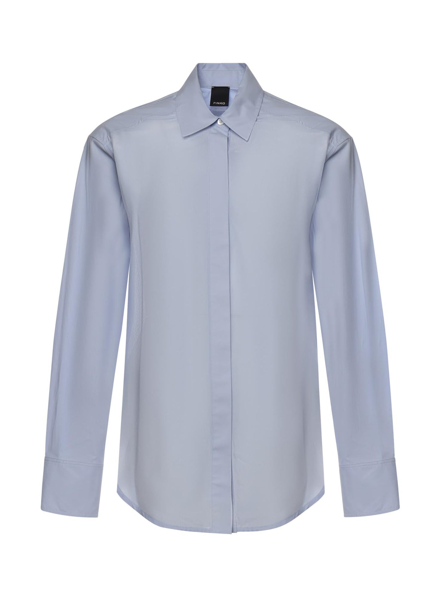 Camicia in popeline e crêpe