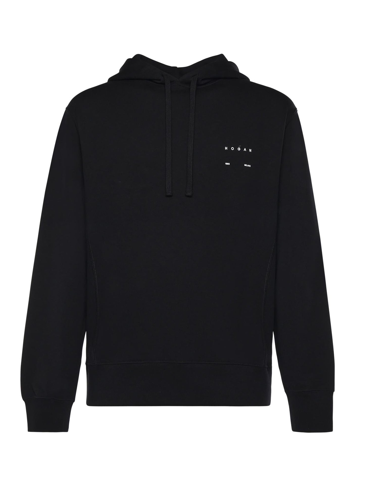 Felpa in cotone con logo