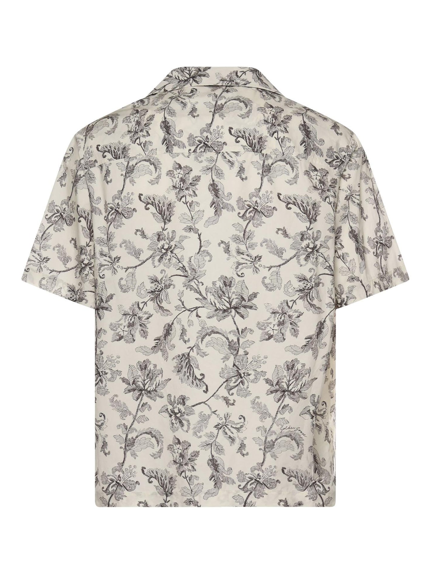 Camicia bowling in cotone con stampa