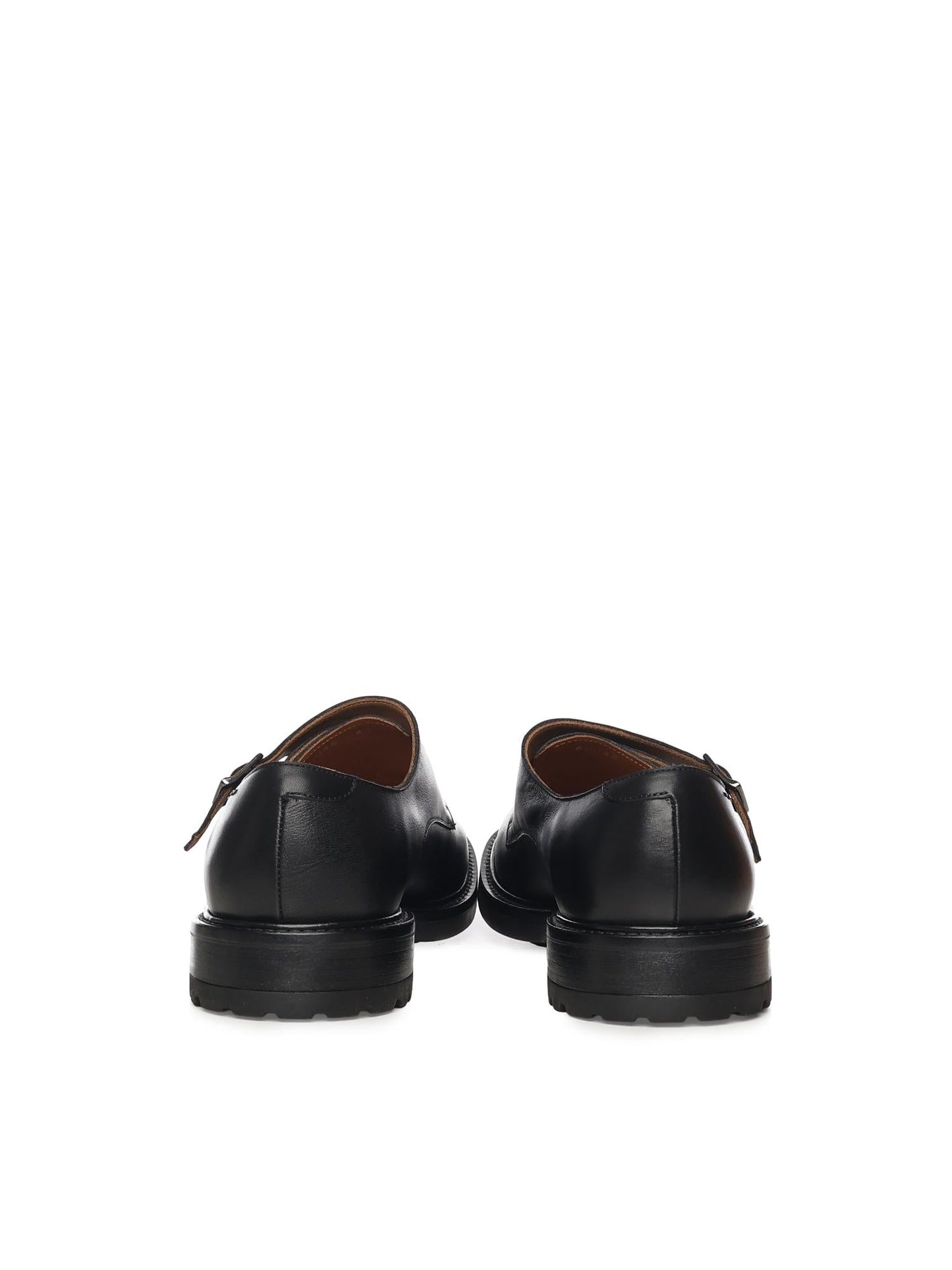 Scarpe Monk strap in pelle
