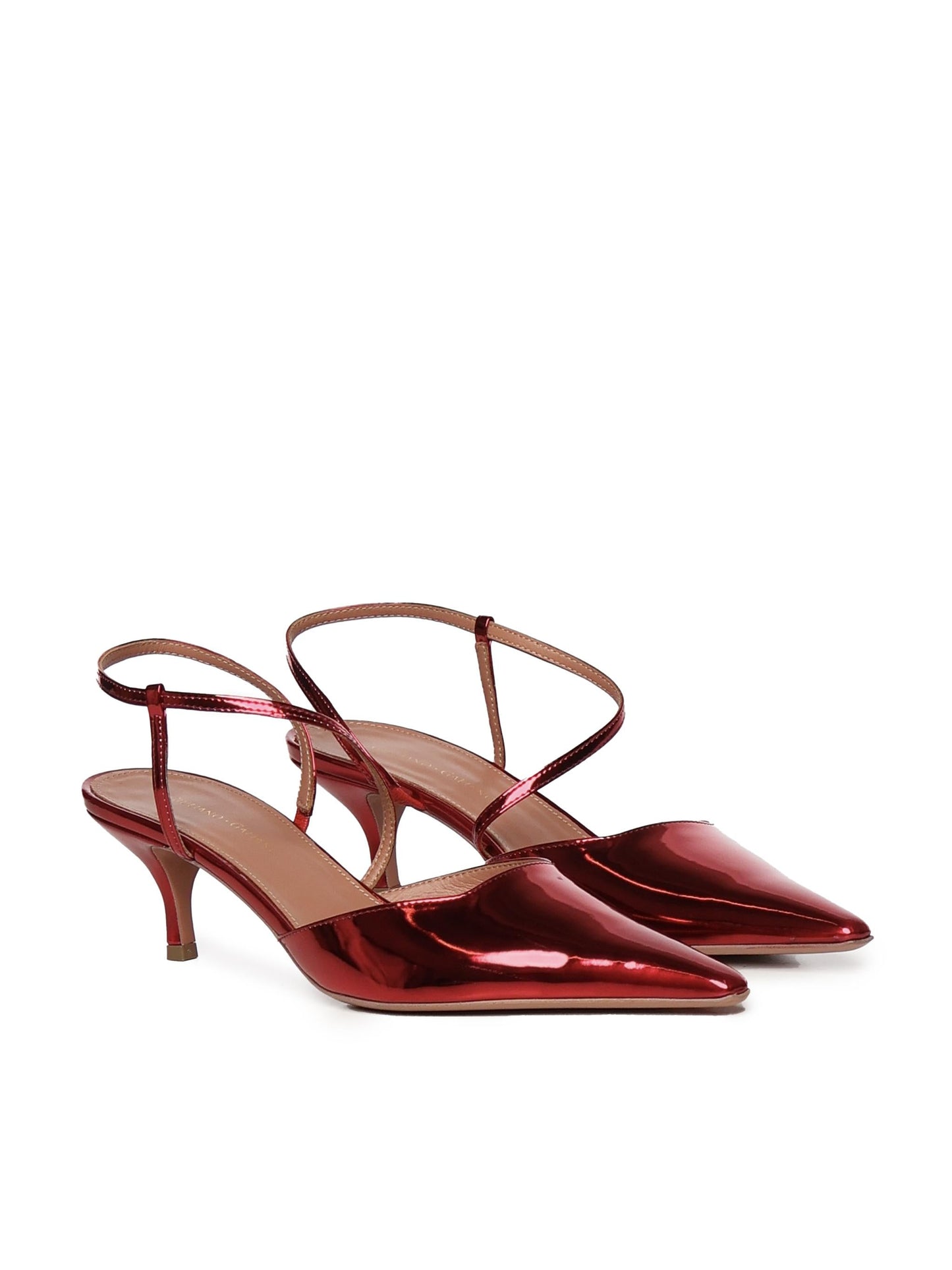 Sandali Demi in pelle specchio