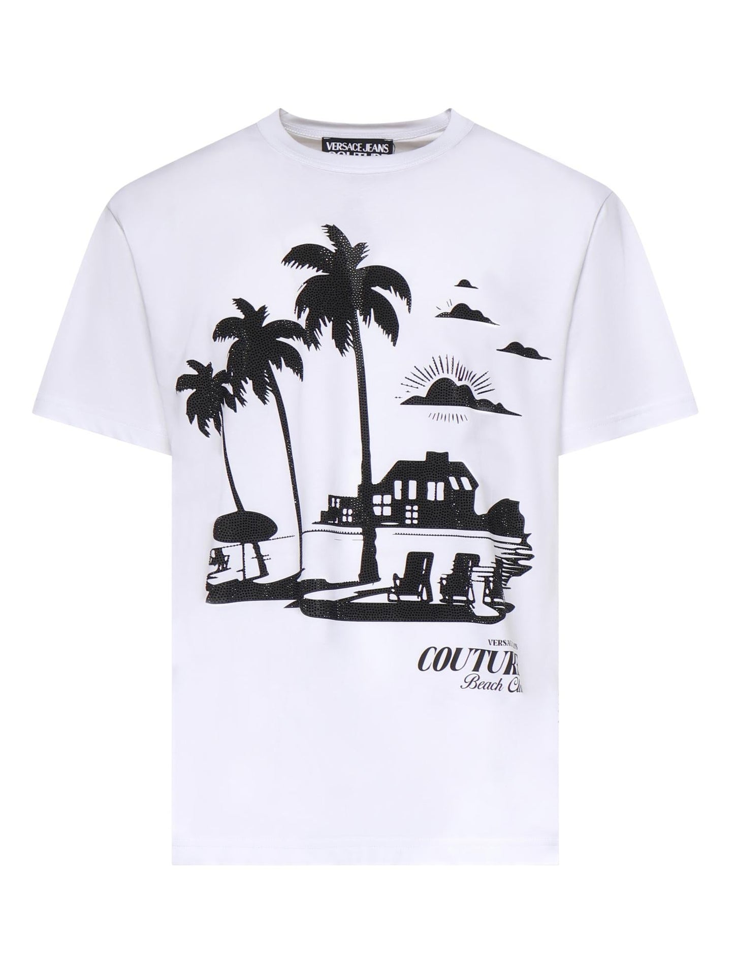 T-shirt in jersey di cotone con stampa