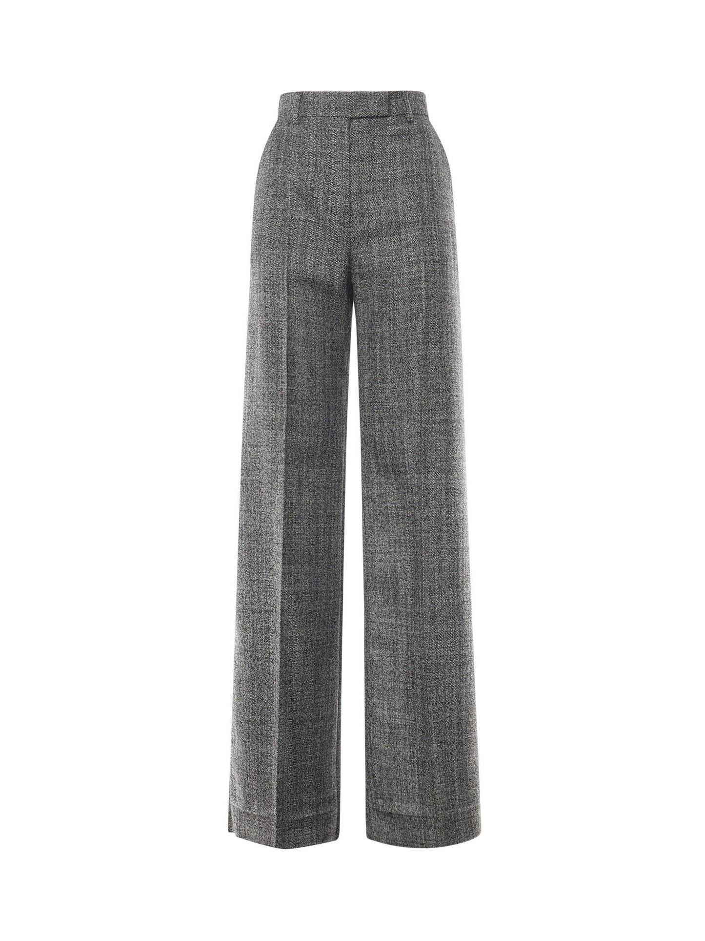 Pantaloni in wool mouline'