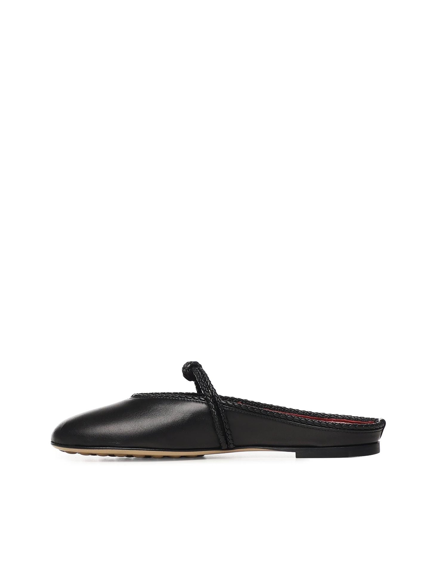 Mules Rosa in pelle