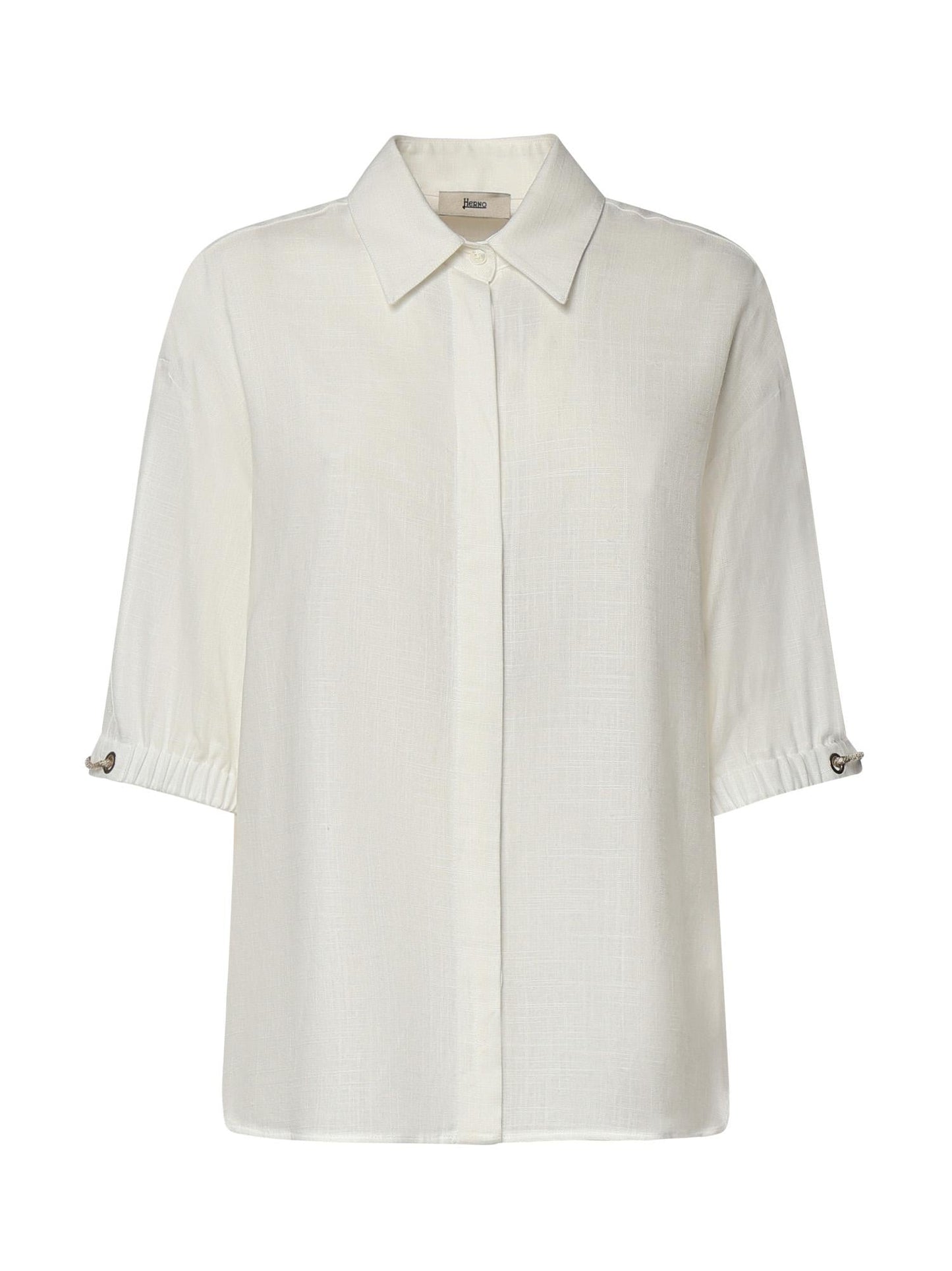 Camicia in linen blend