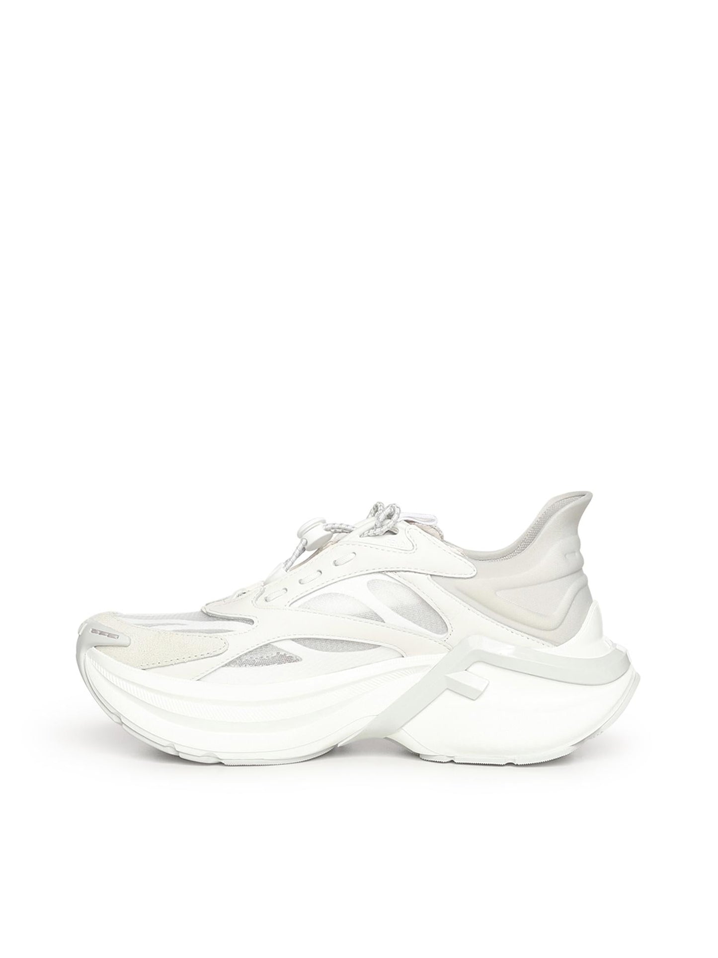 Sneaker Fendi F-Light in mesh e pelle