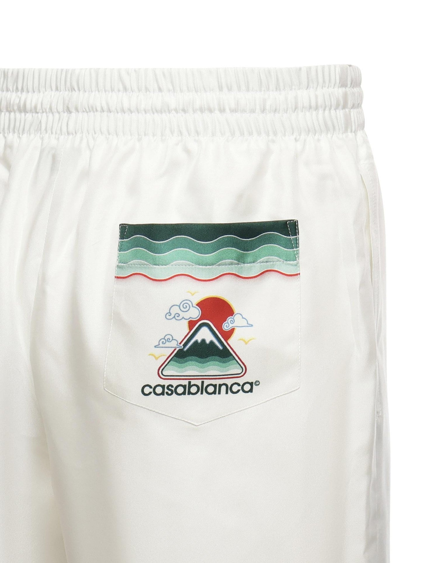 Pantaloncini in seta Montagne Ondulee