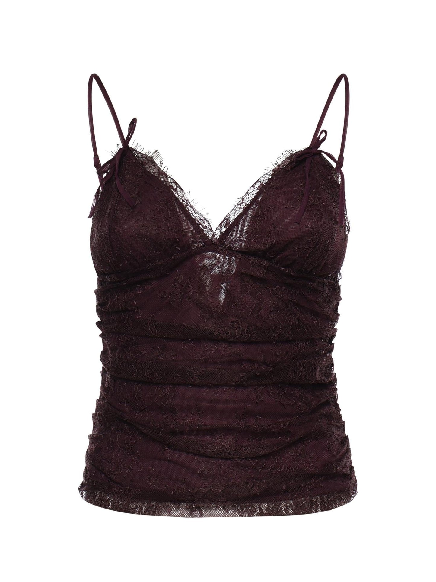 Top in pizzo floreale
