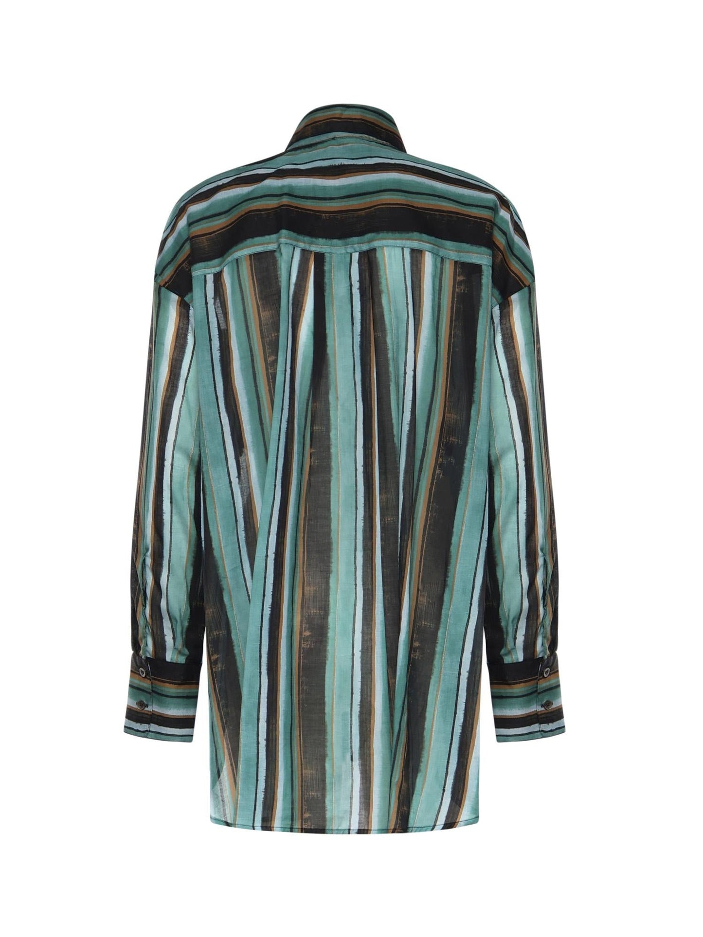 Camicia a righe in cotone
