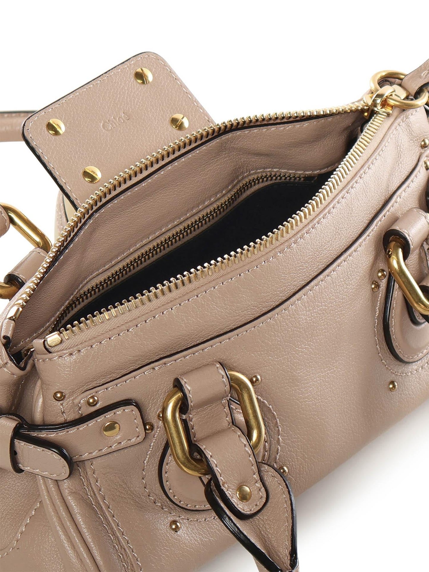 Borsa Paddington piccola in pelle granata