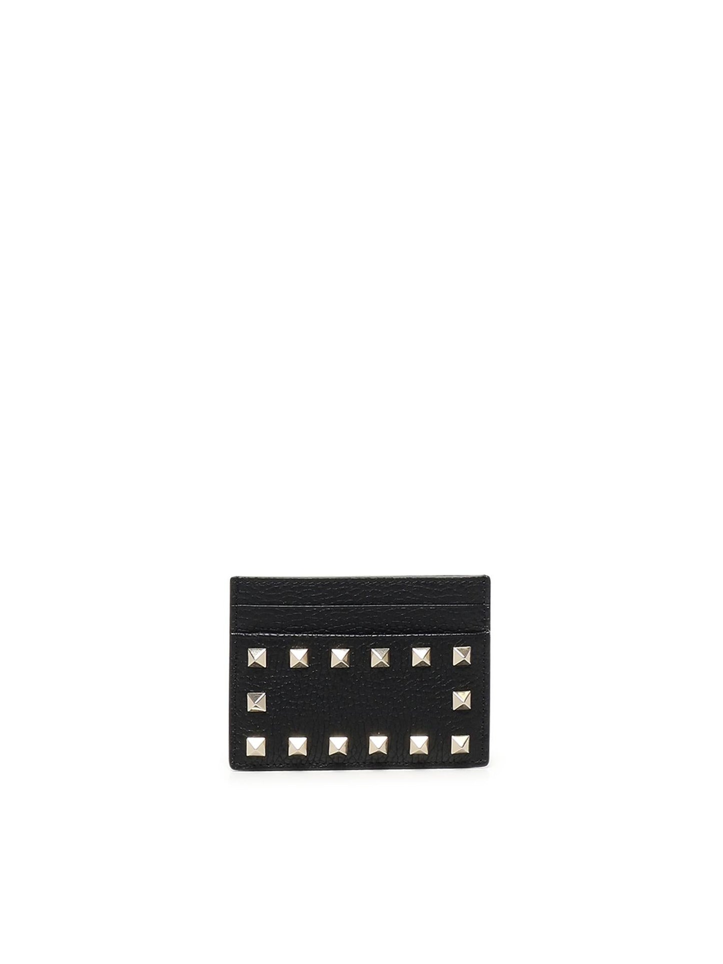 Portacarte Rockstud in pelle