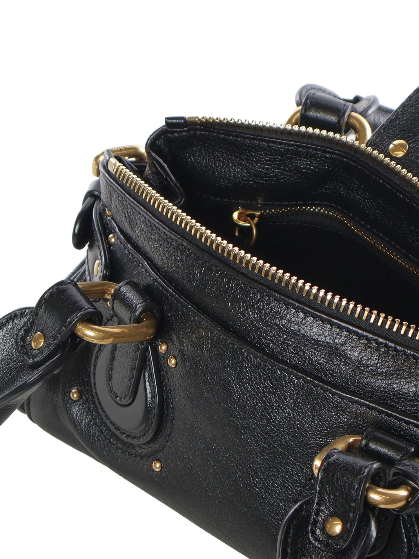 Borsa Paddington piccola in pelle granata