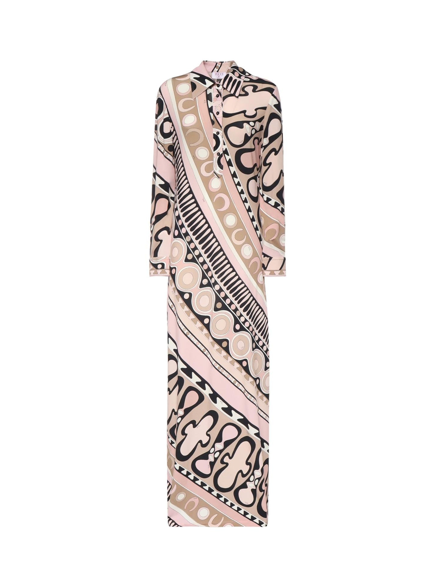 Abito chemisier stampa Soleil
