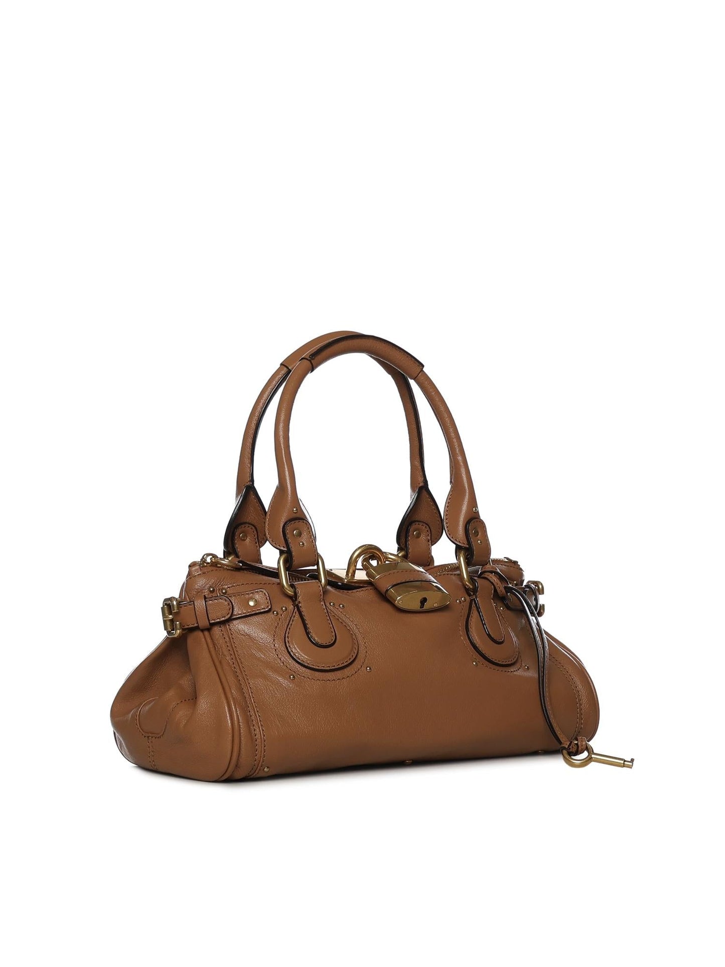 Borsa Paddington in pelle granata