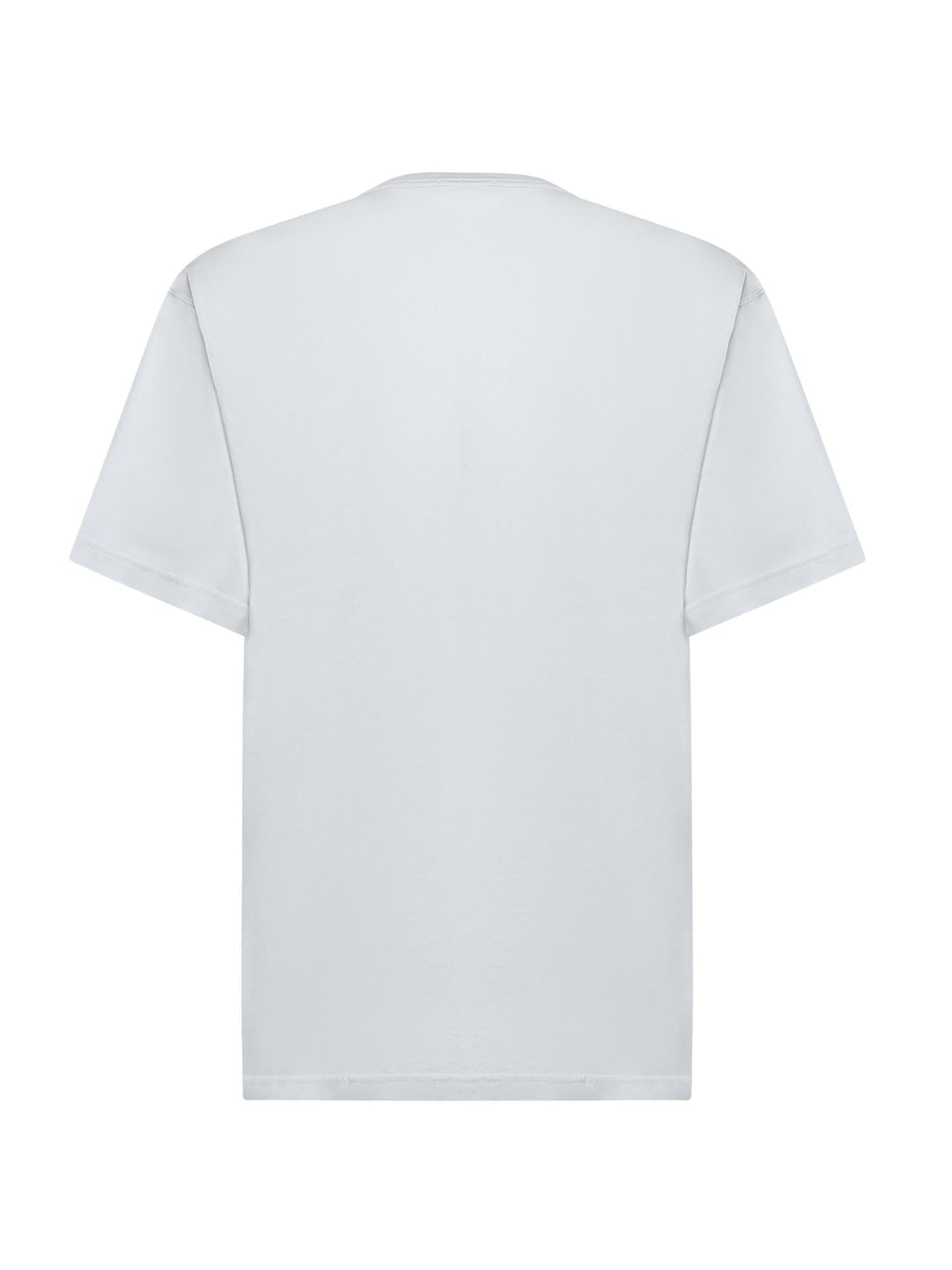 T-shirt con tasca sul petto in jersey di cotone