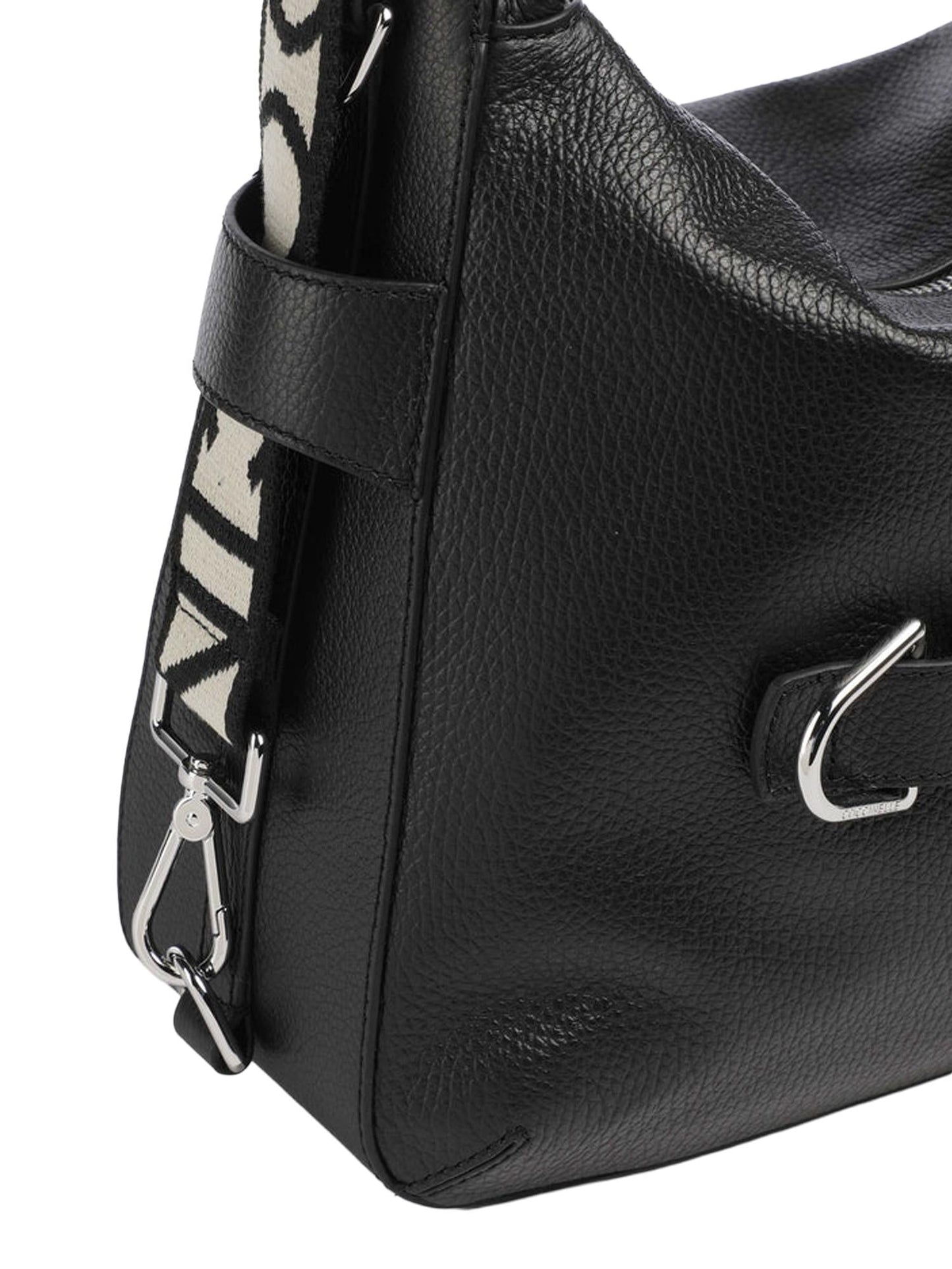 Borsa in pelle con logo