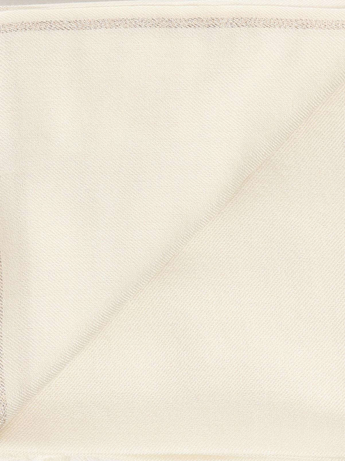 Scialle VLogo Signature in cashmere e seta con logo in lurex