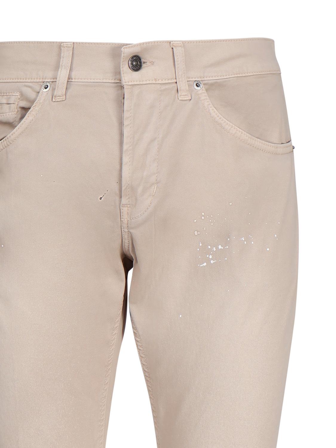 Jeans con dettaglio vernice