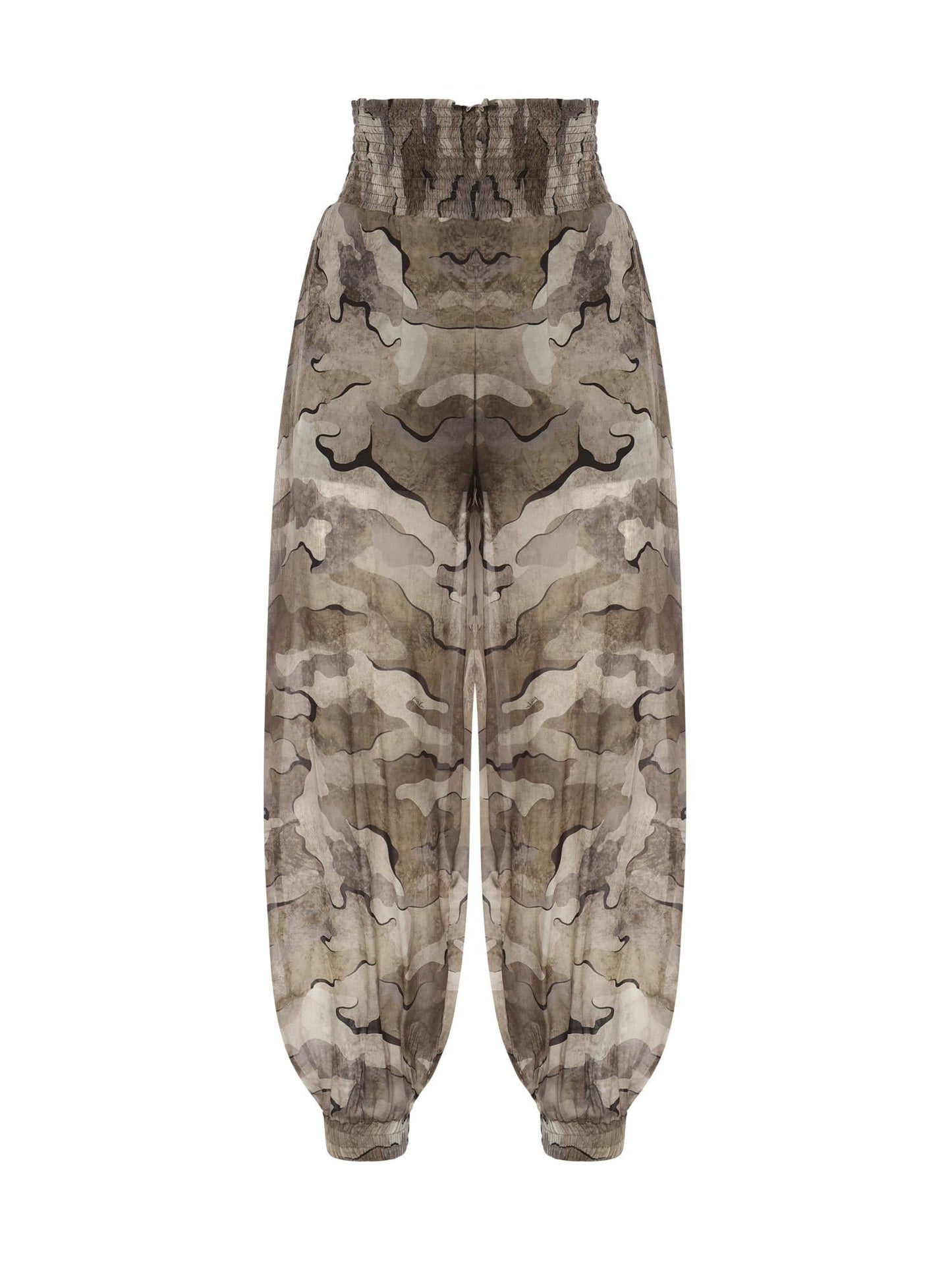 Pantaloni balloon camouflage