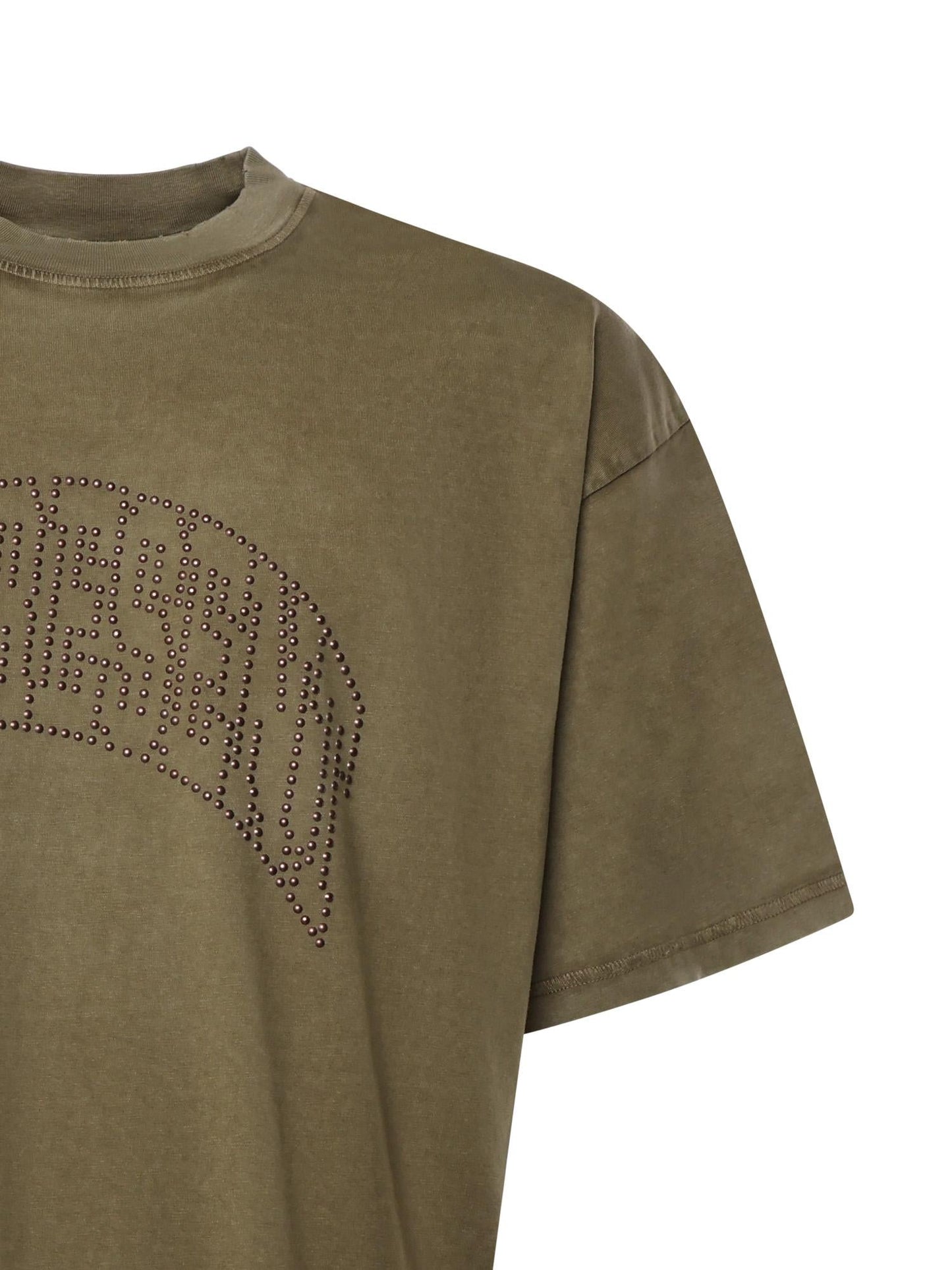 T-shirt Embellished in cotone