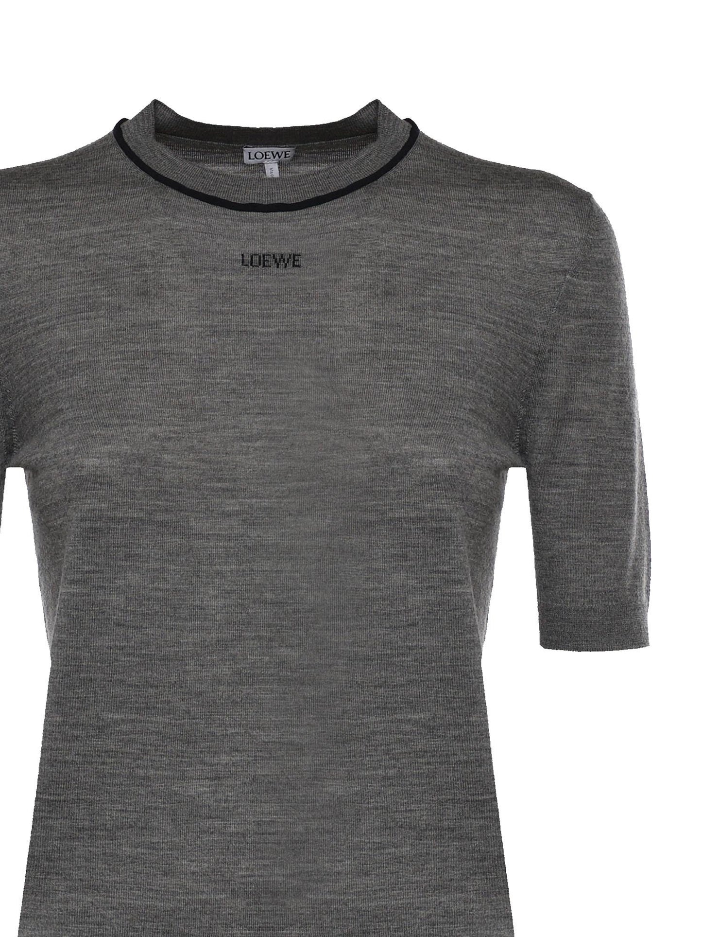 Maglione in lana con logo