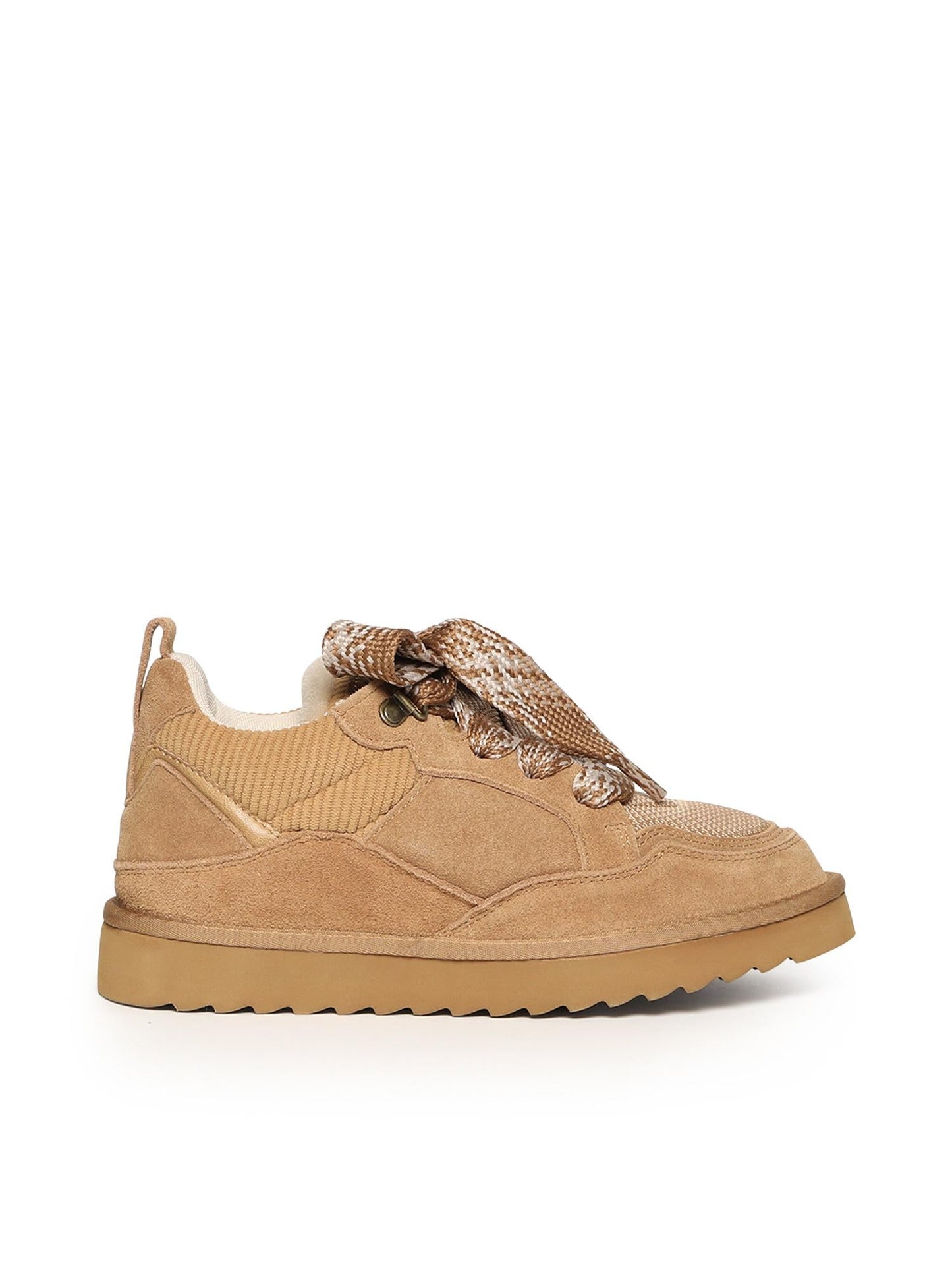 Sneaker in pelle scamosciata