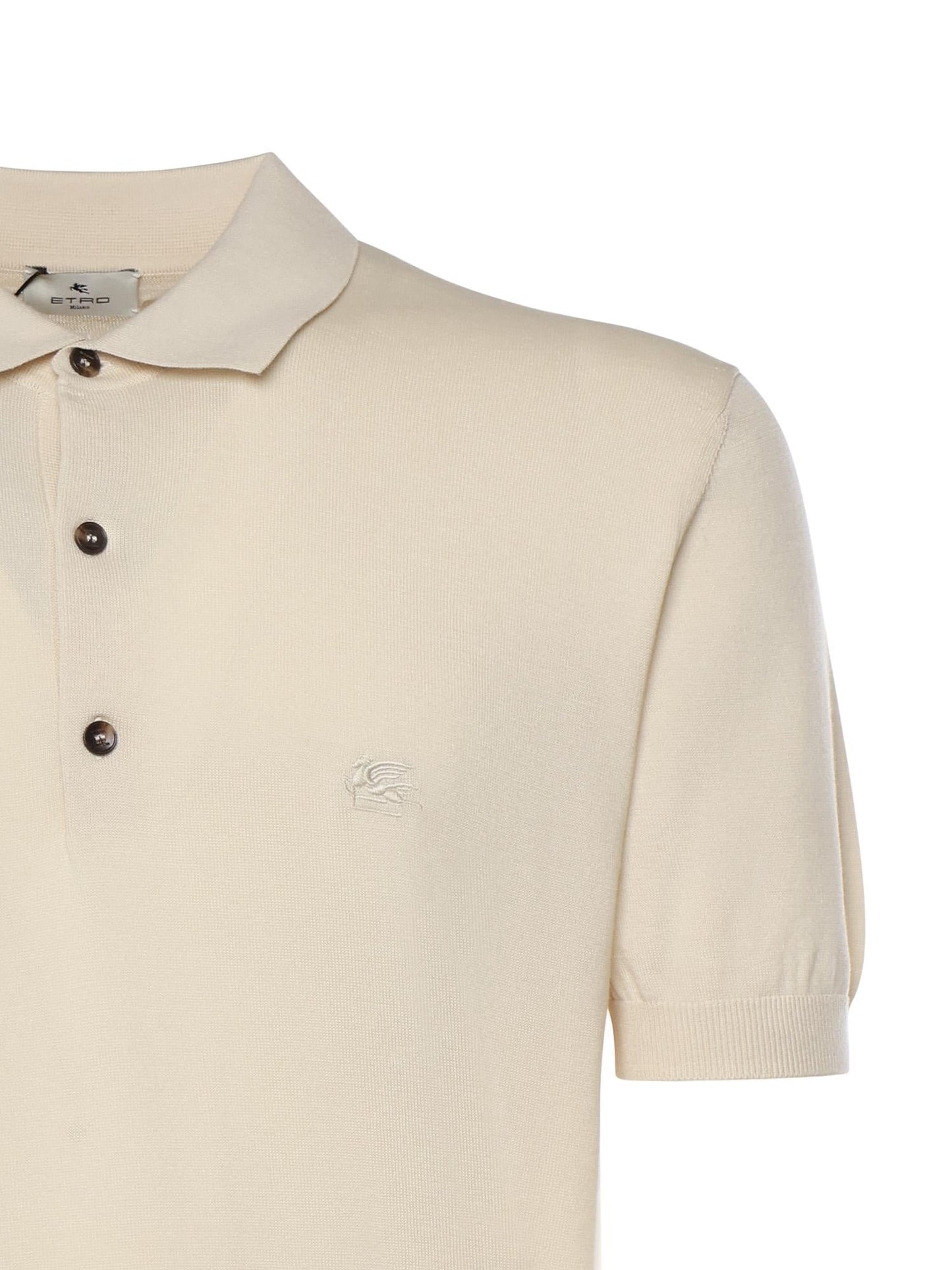 Polo in cotone con logo