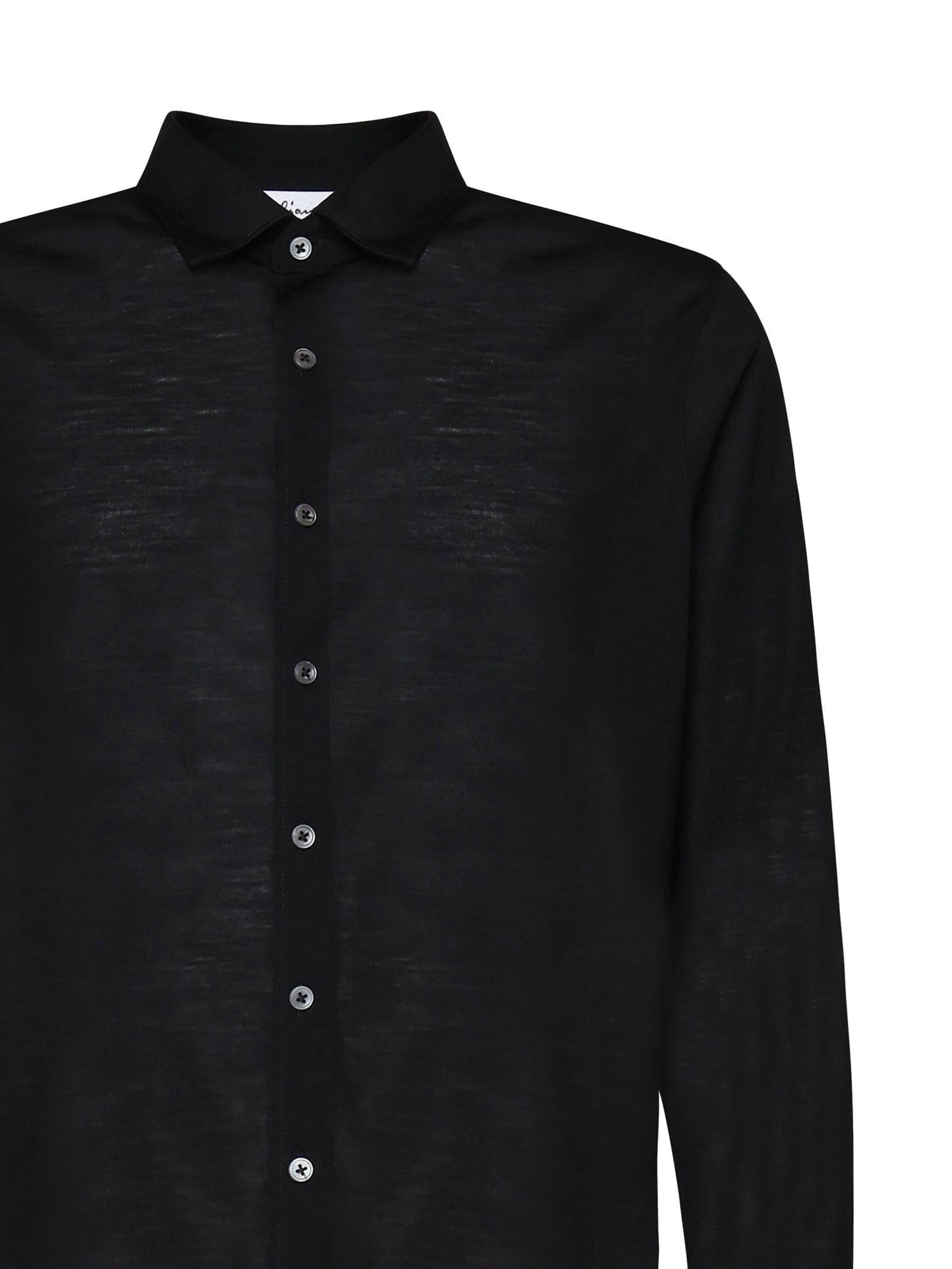 Polo camicia in lana vergine