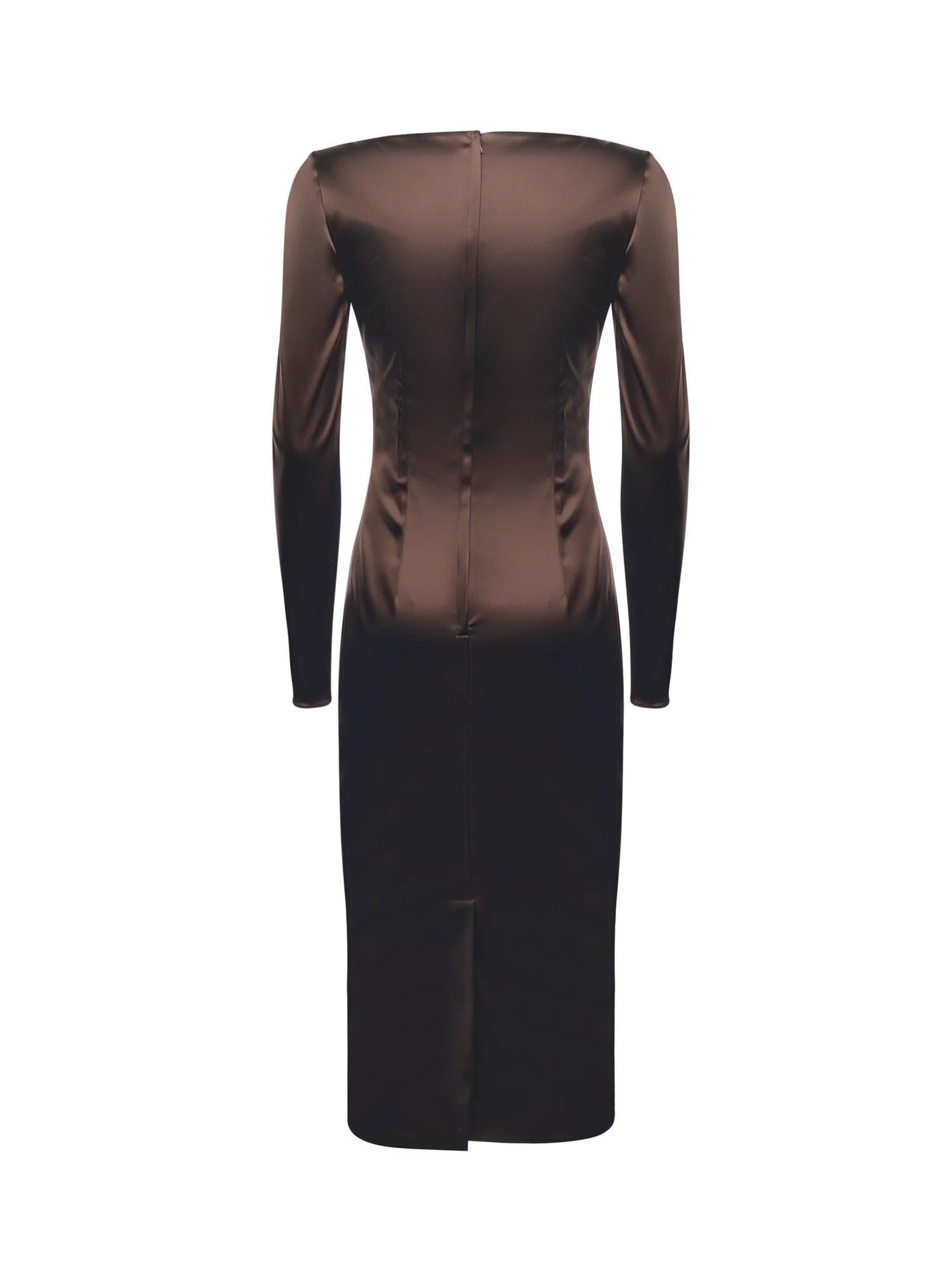 Abito in raso stretch