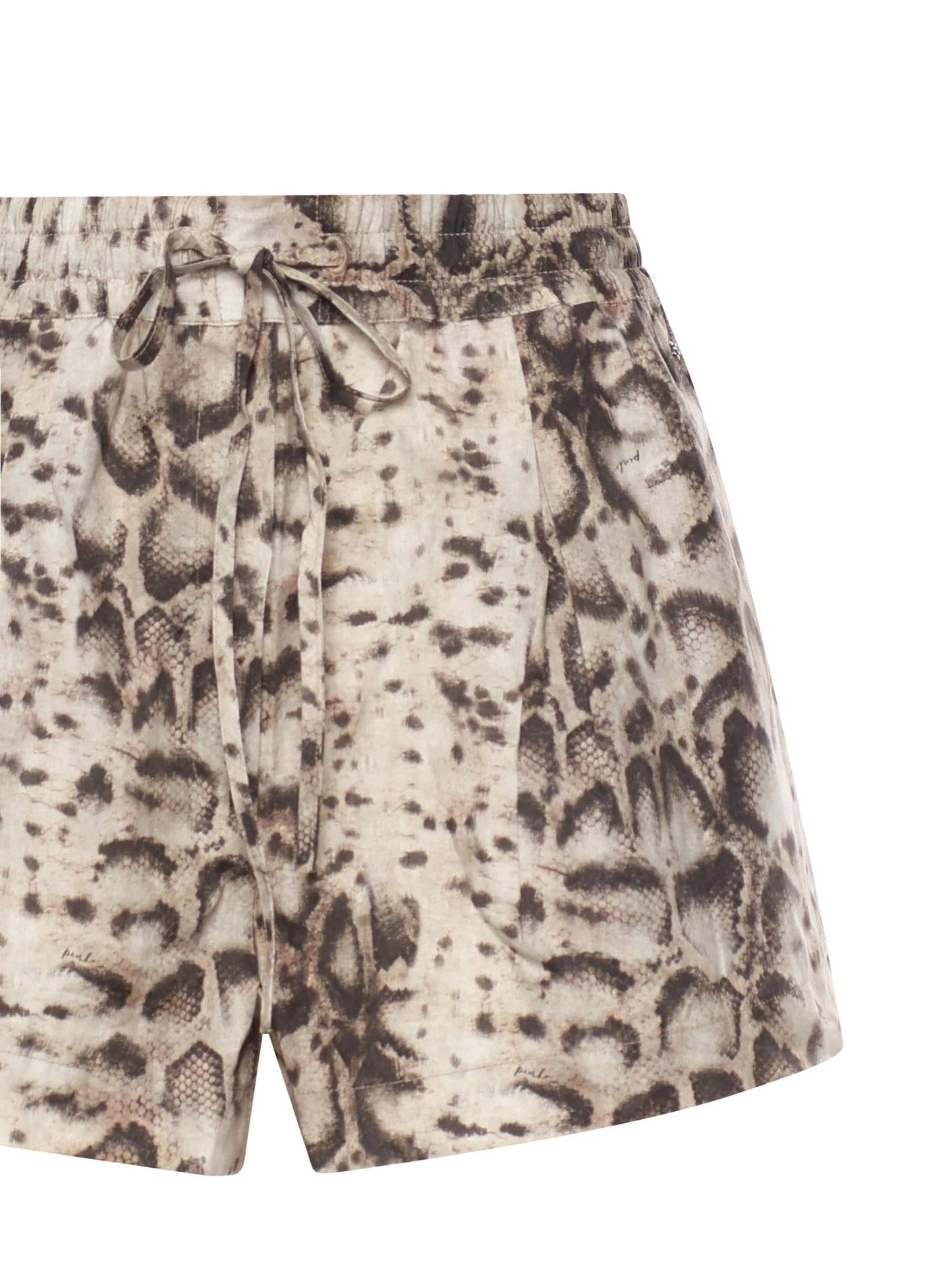 Shorts con motivo snake in cotone