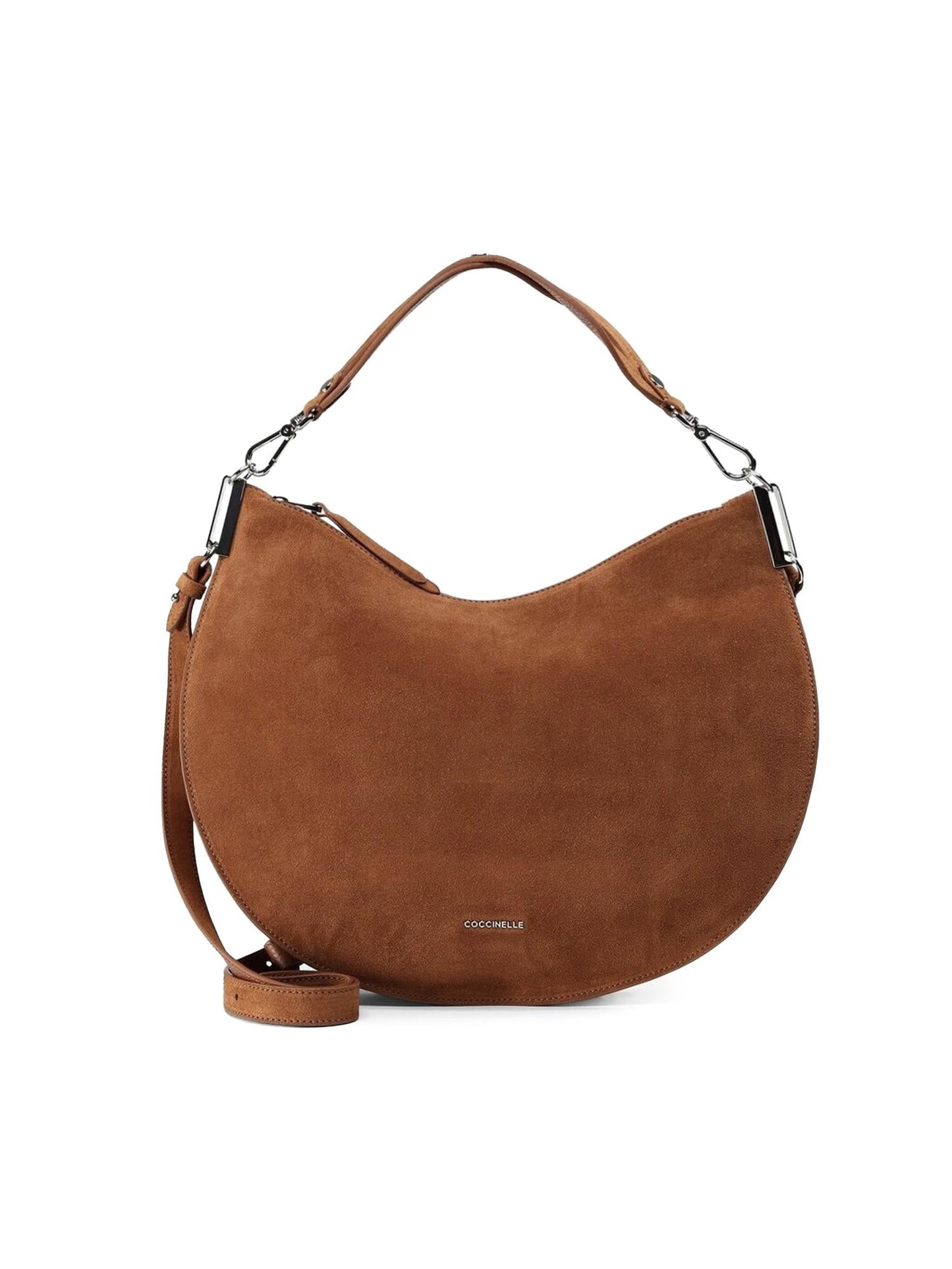 Borsa Coccinelle Sunup large in camoscio