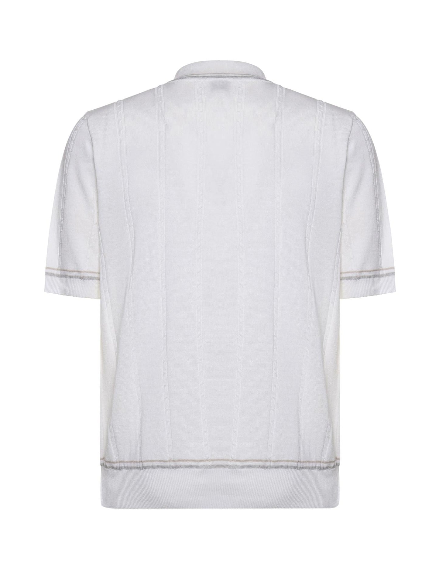 Polo in lino e cotone