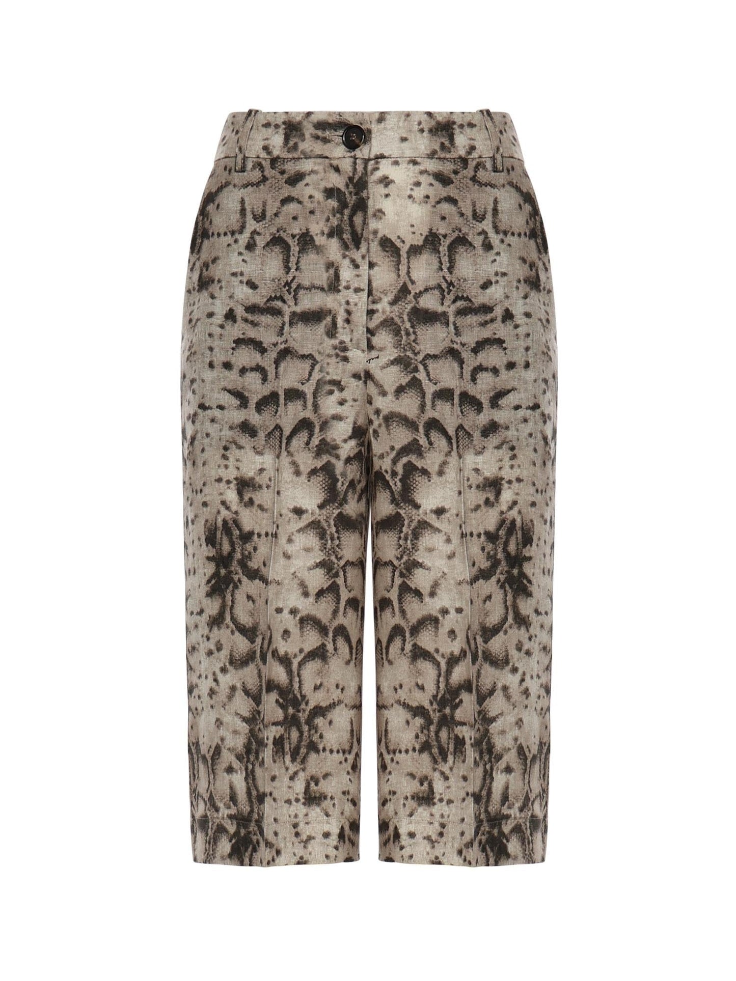 Bermuda con stampa snake