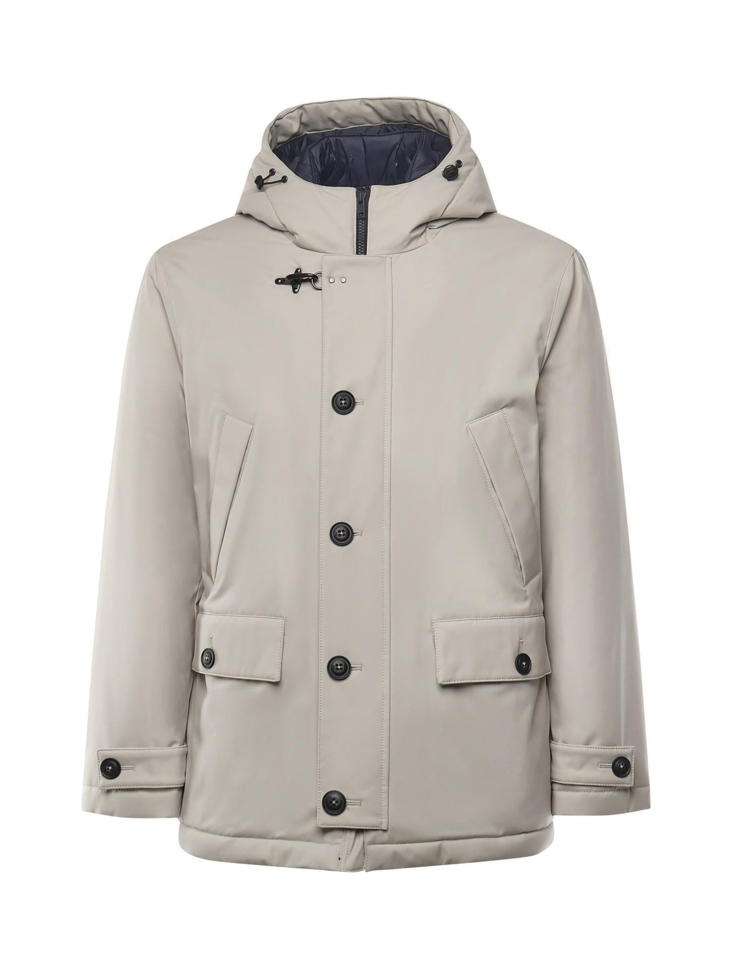 Parka corto in gabardine tecnico