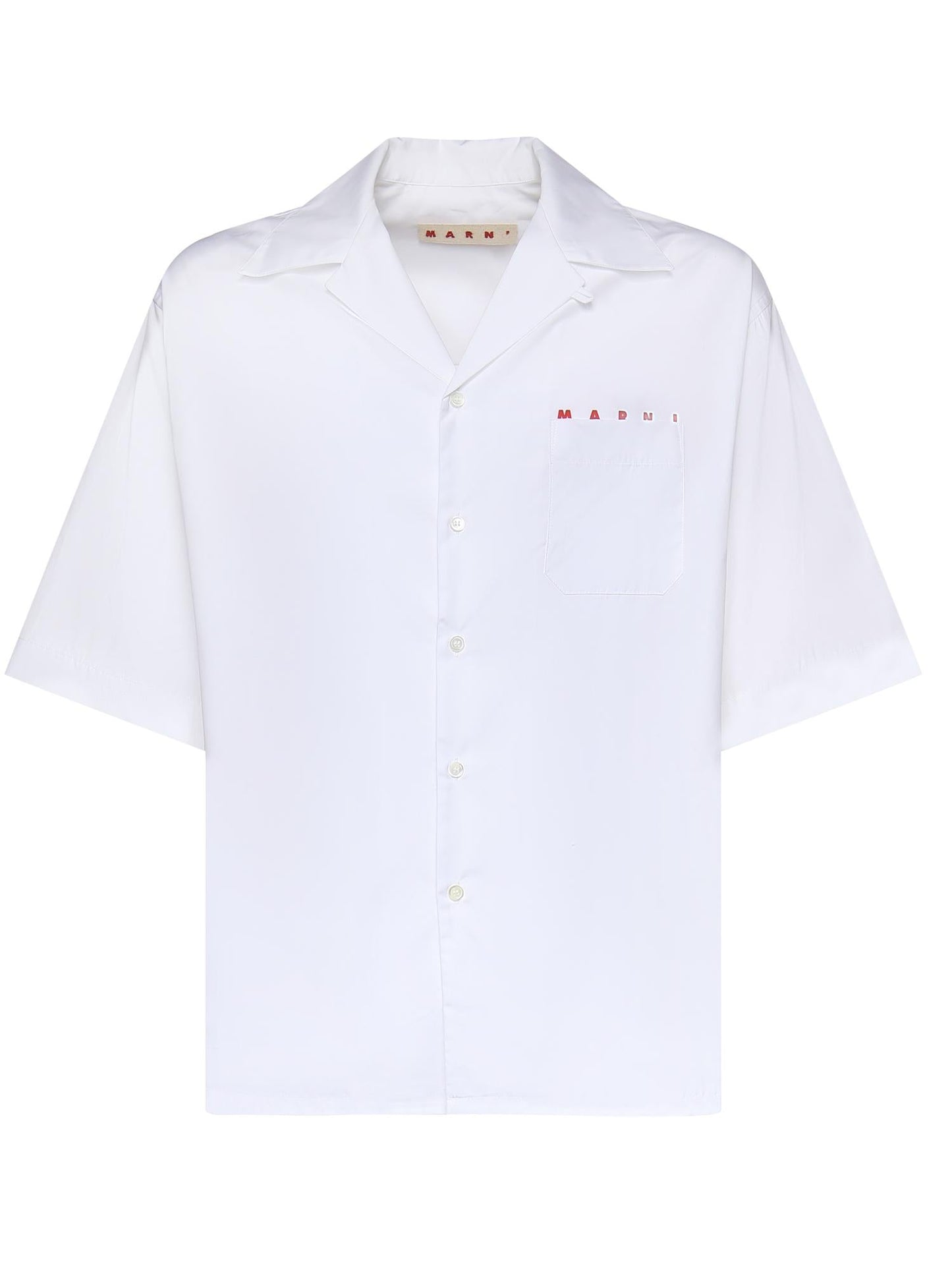 Camicia in cotone con logo