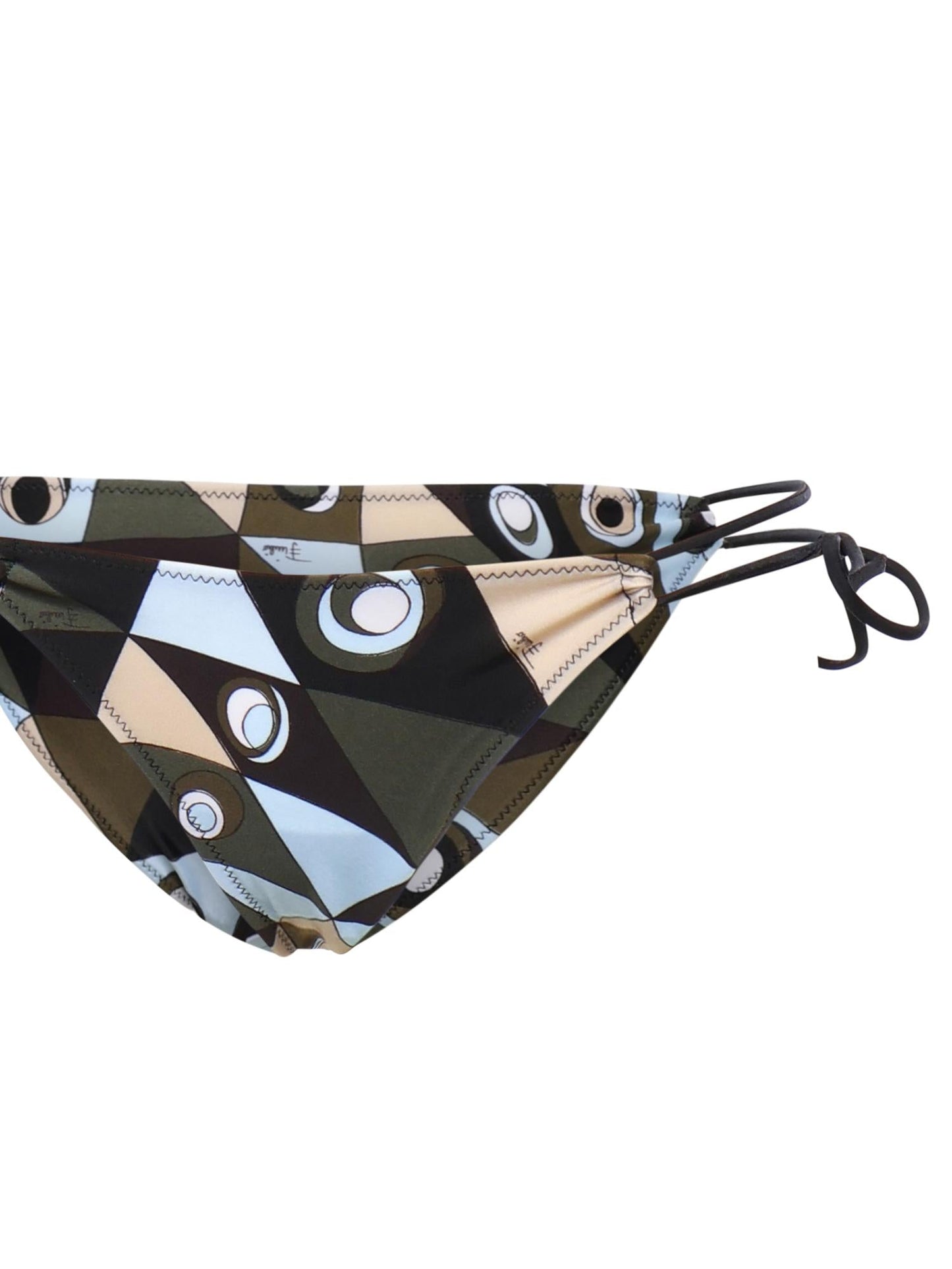Slip bikini stampa Occhi