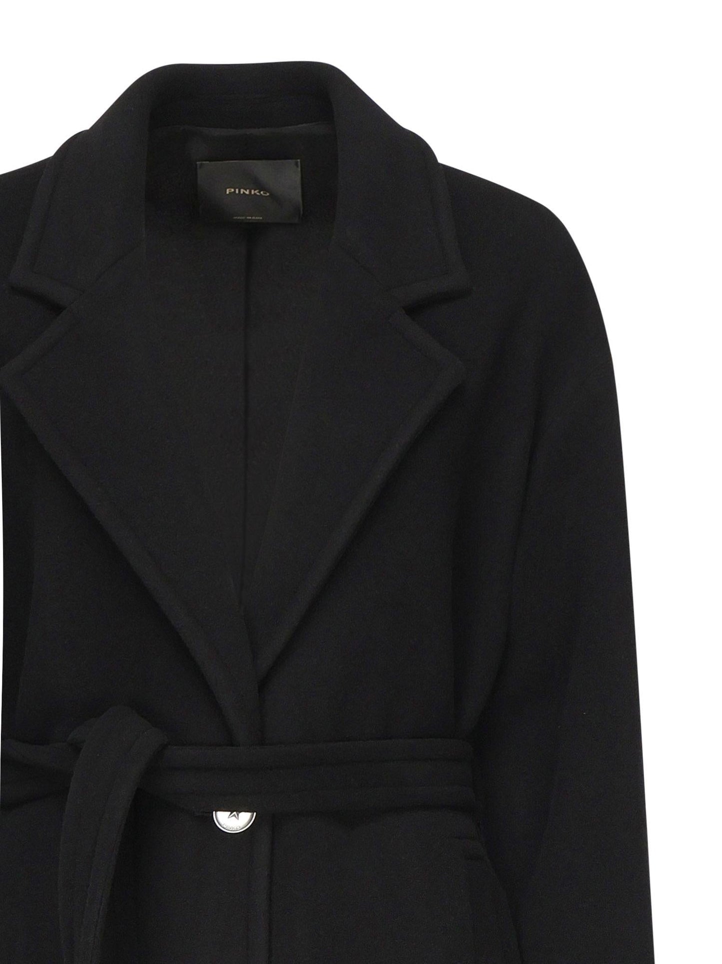 Cappotto monopetto in misto lana