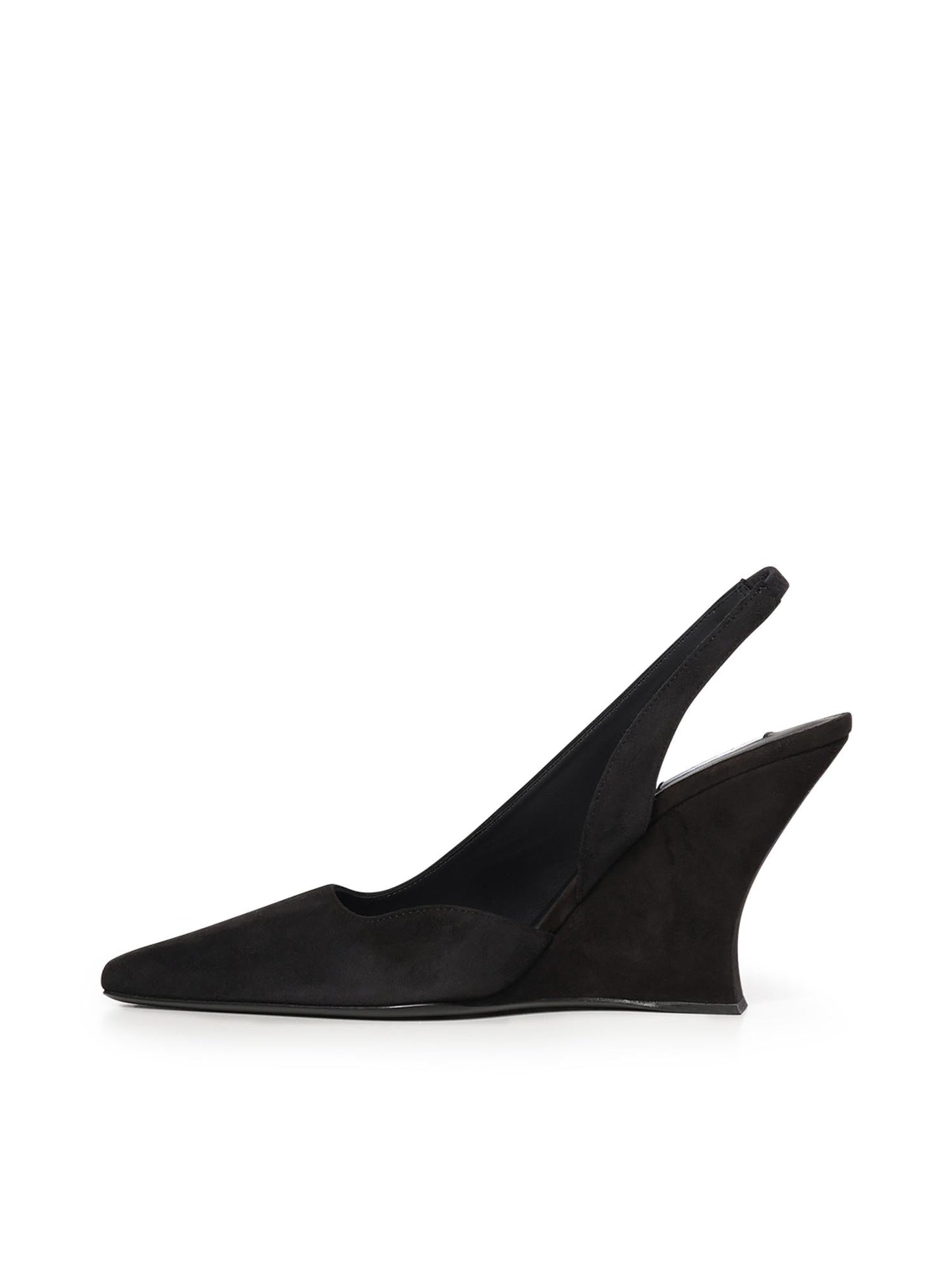 Slingback Wave in suede