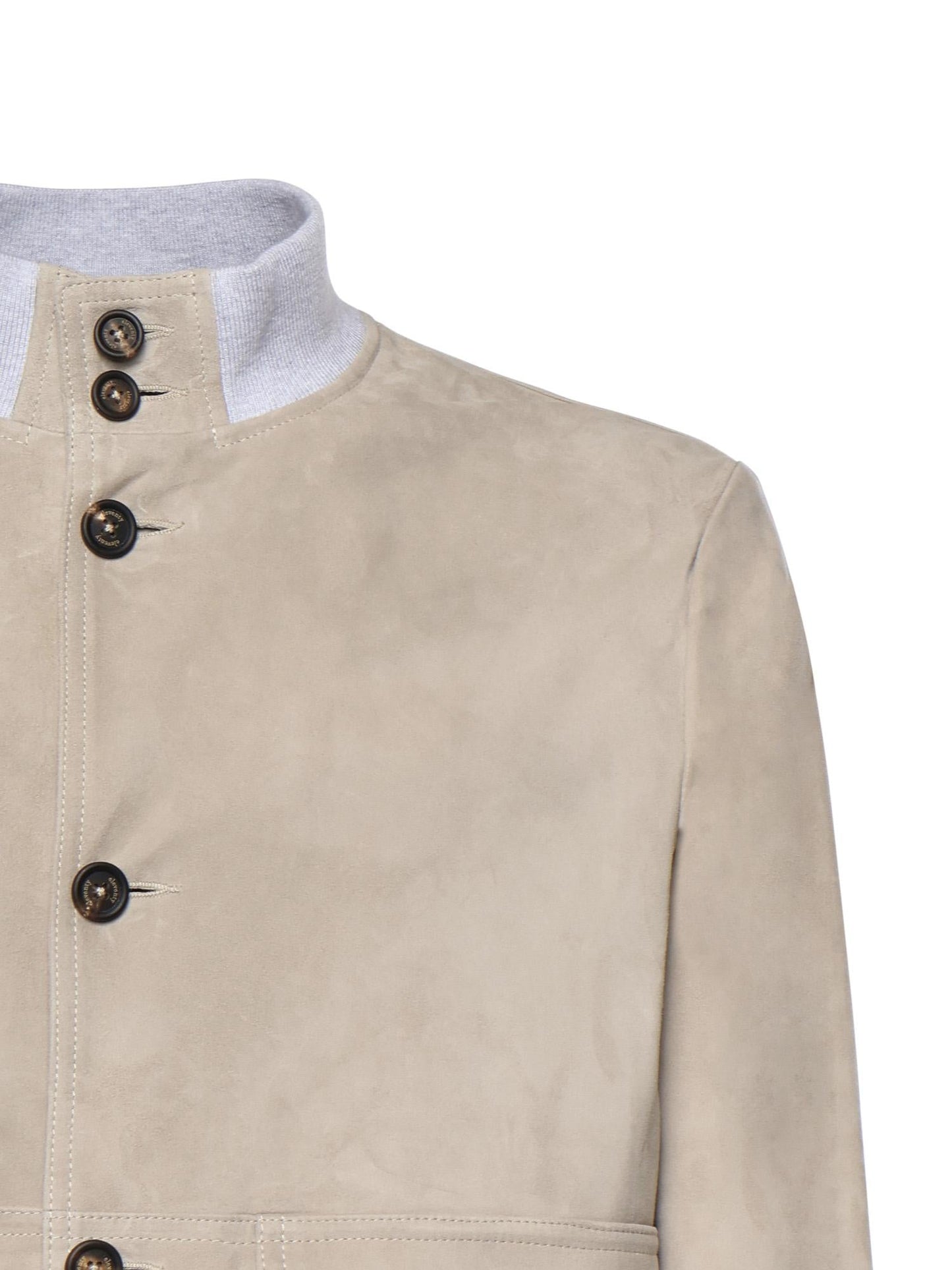 Bomber in pelle scamosciata