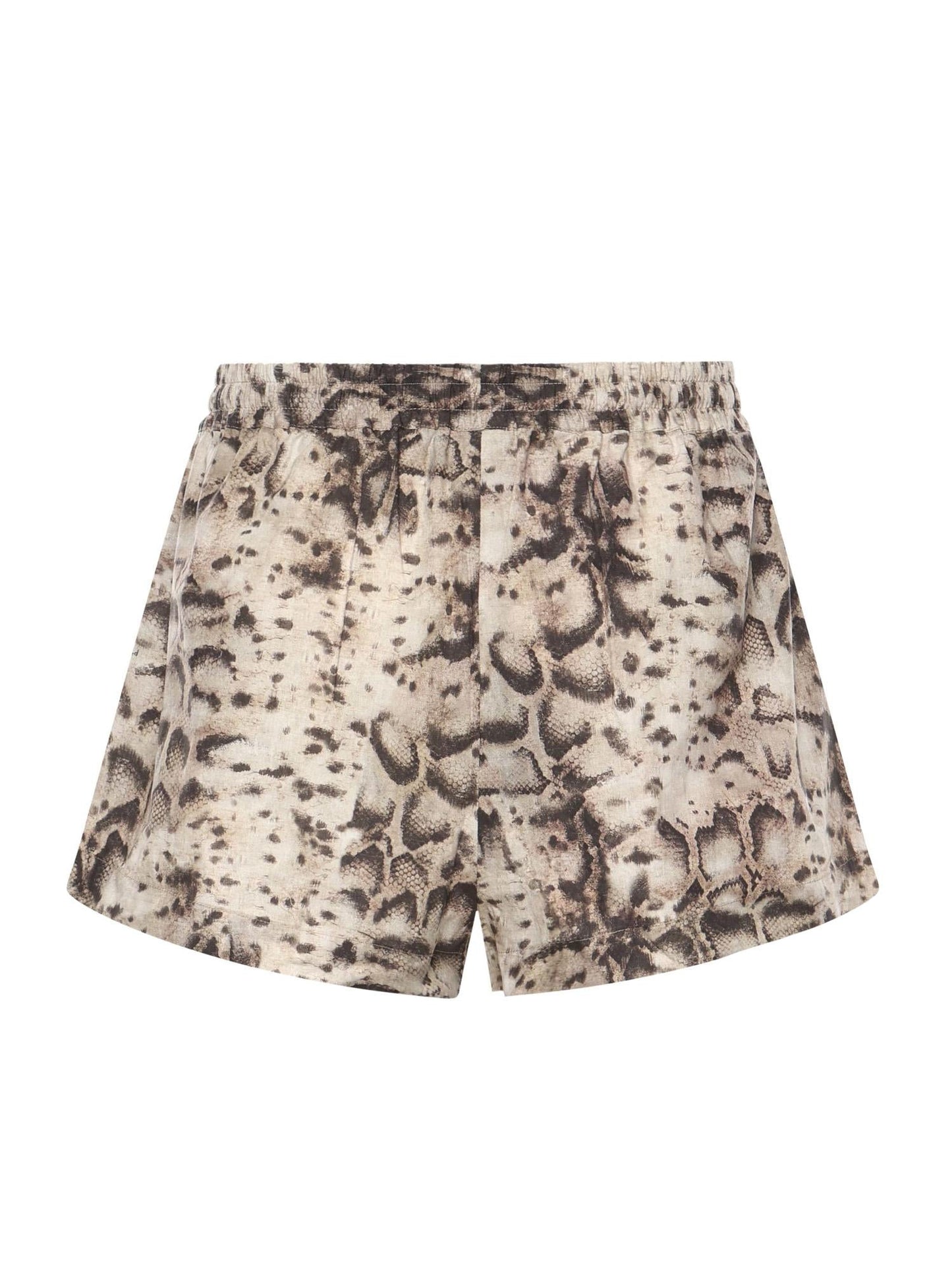 Shorts con motivo snake in cotone