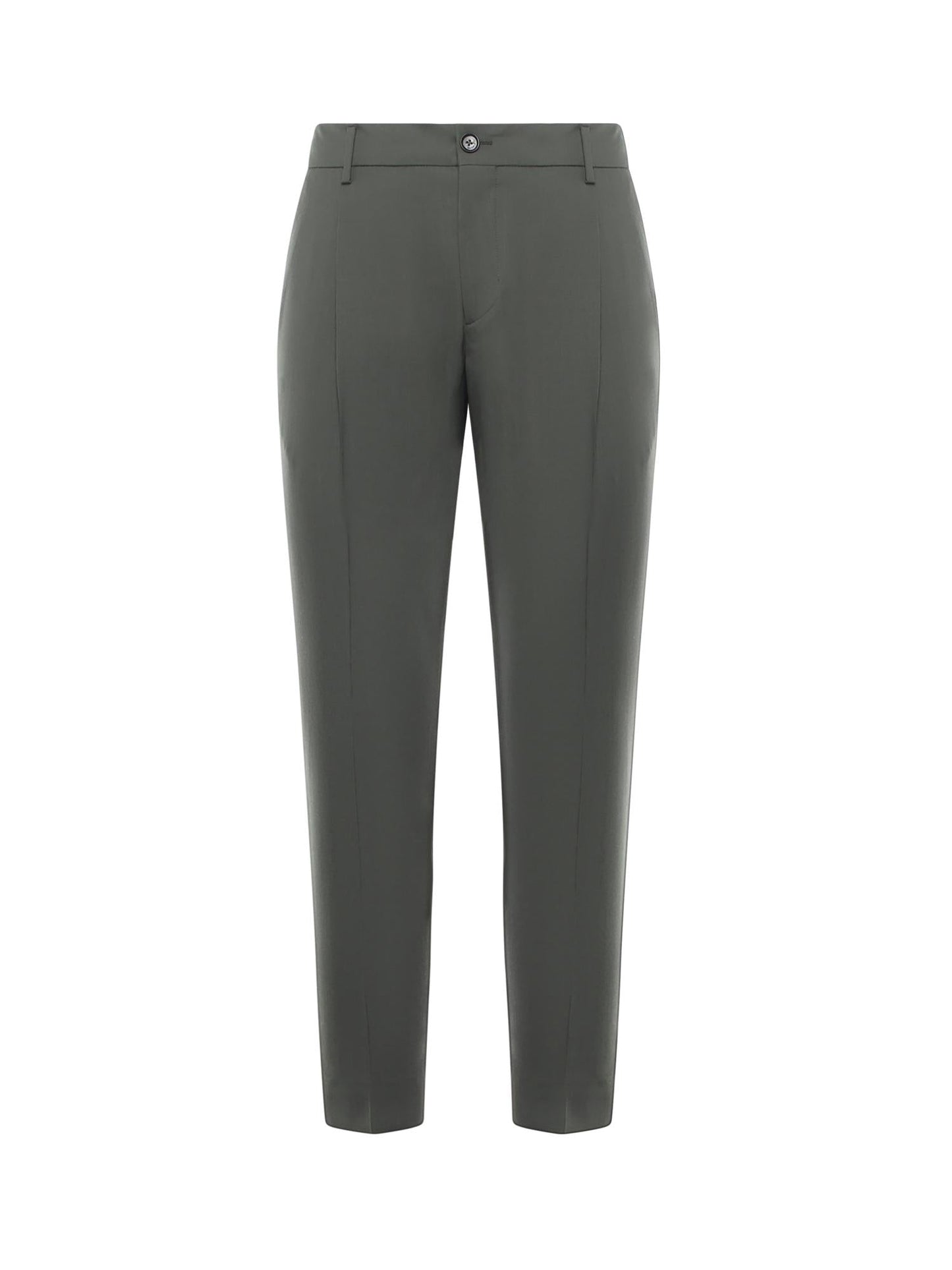 Pantaloni in gabardine di misto lana