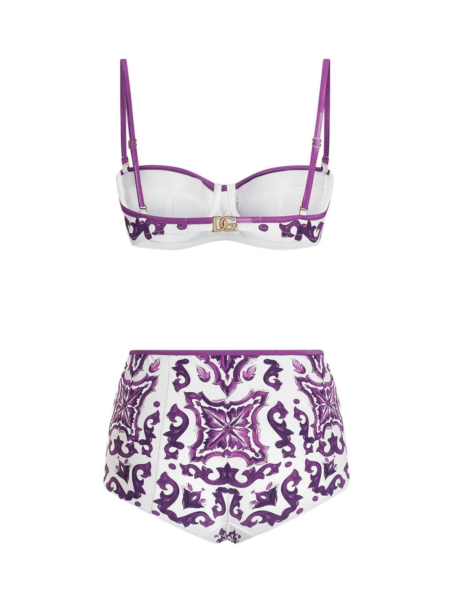 Bikini con stampa maiolica