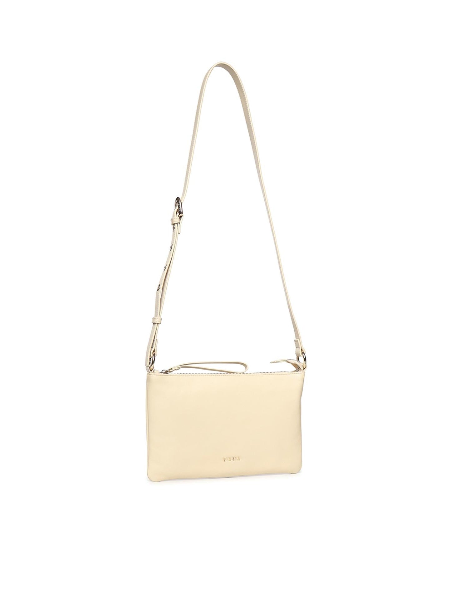 Pochette Flat in pelle