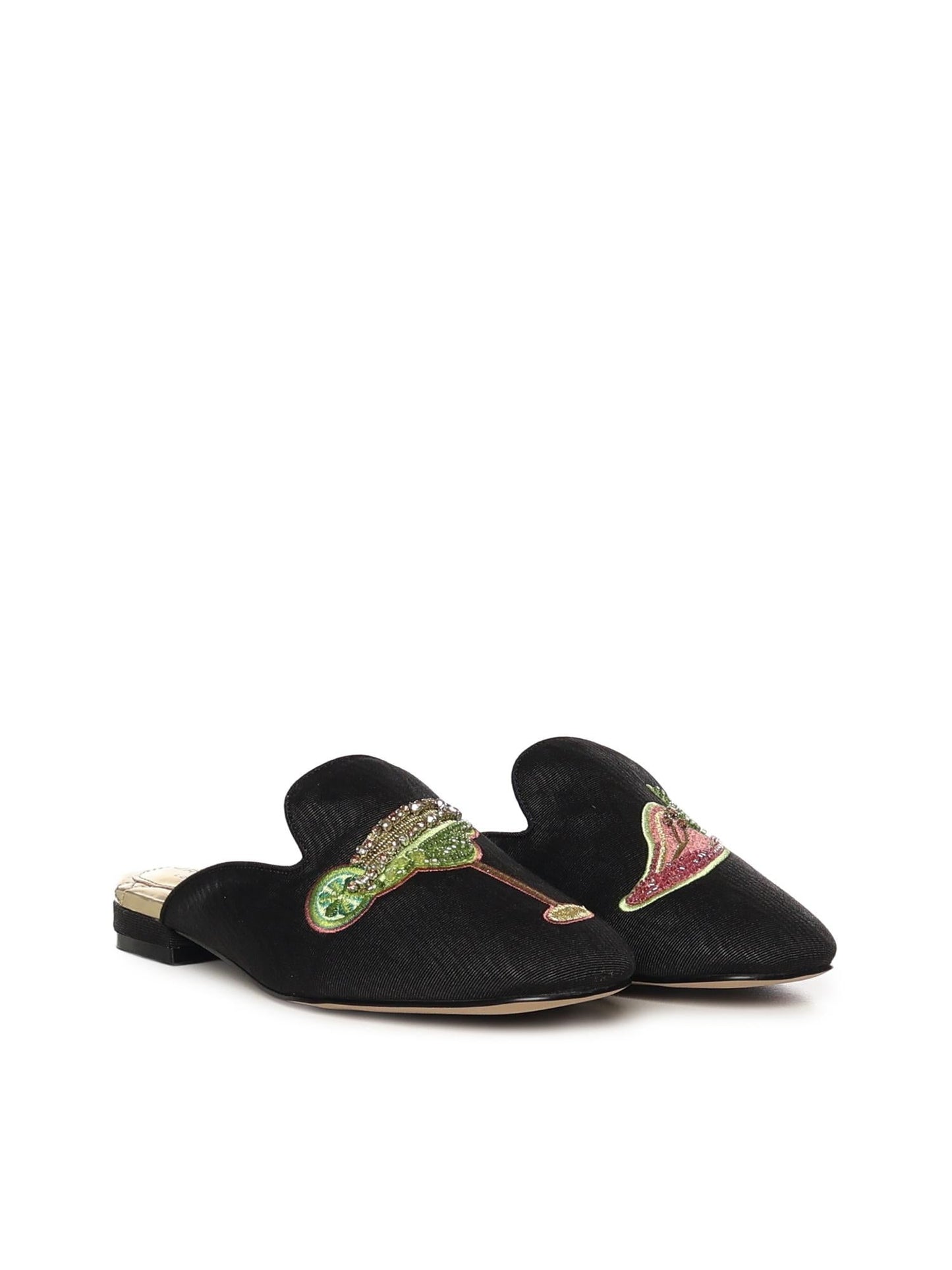 Mule Embroidered