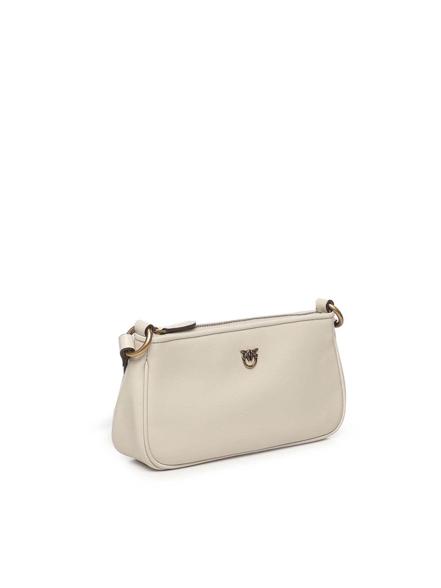 Borsa a tracolla Mini Half Moon Horizontal in pelle