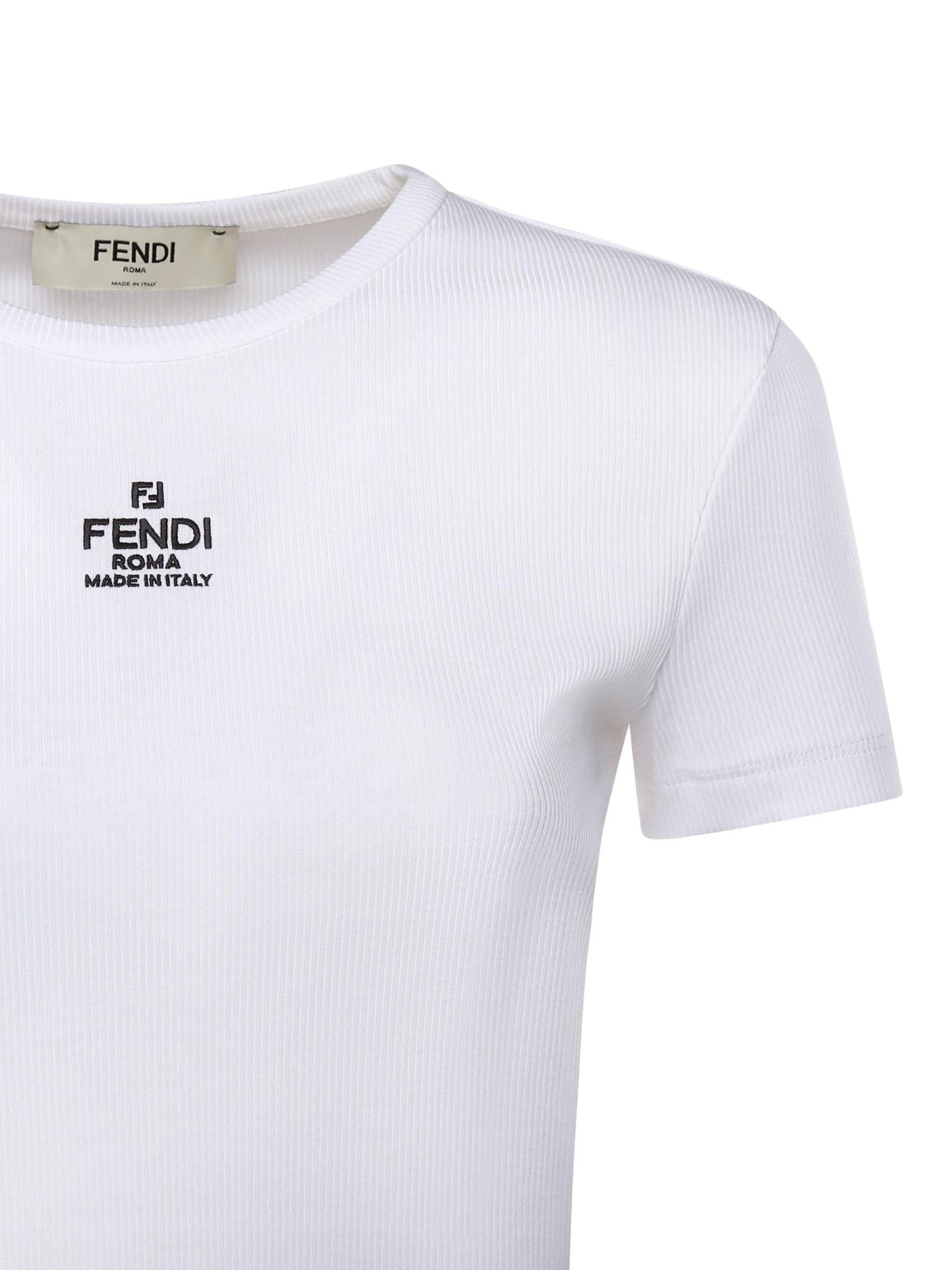 Top cropped in cotone